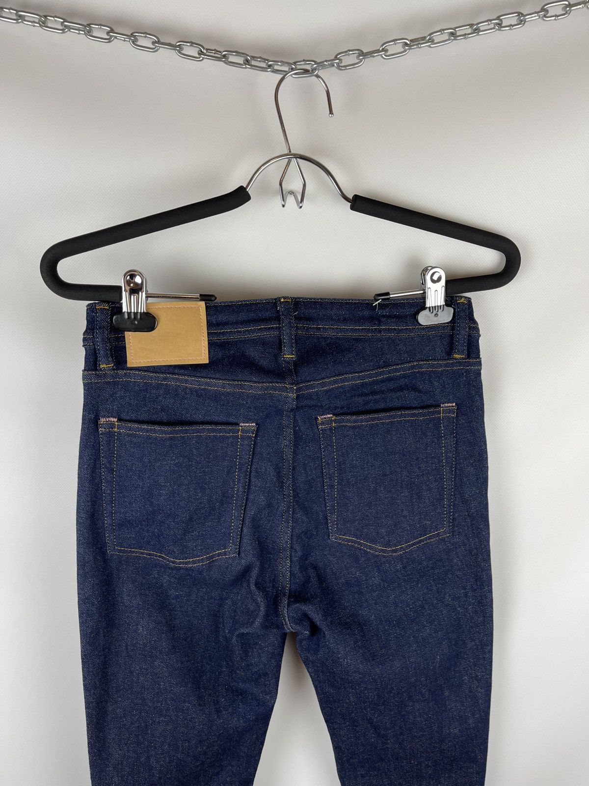 Acne Studios Bla Konst Acne Studios Peg Indigo navy denim jeans pants Size 28" / US 6 / IT 42 - 7 Thumbnail
