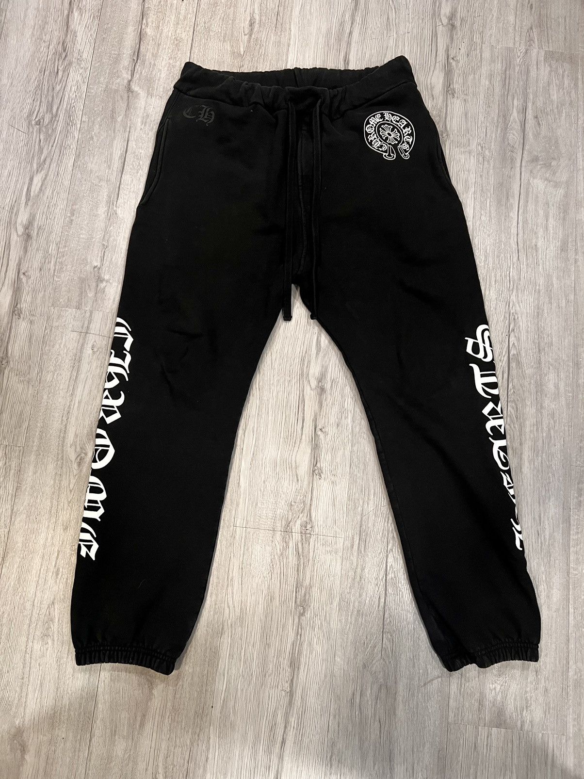 Chrome Hearts Chrome Hearts Horse Shoe Logo Sweatpants | Grailed