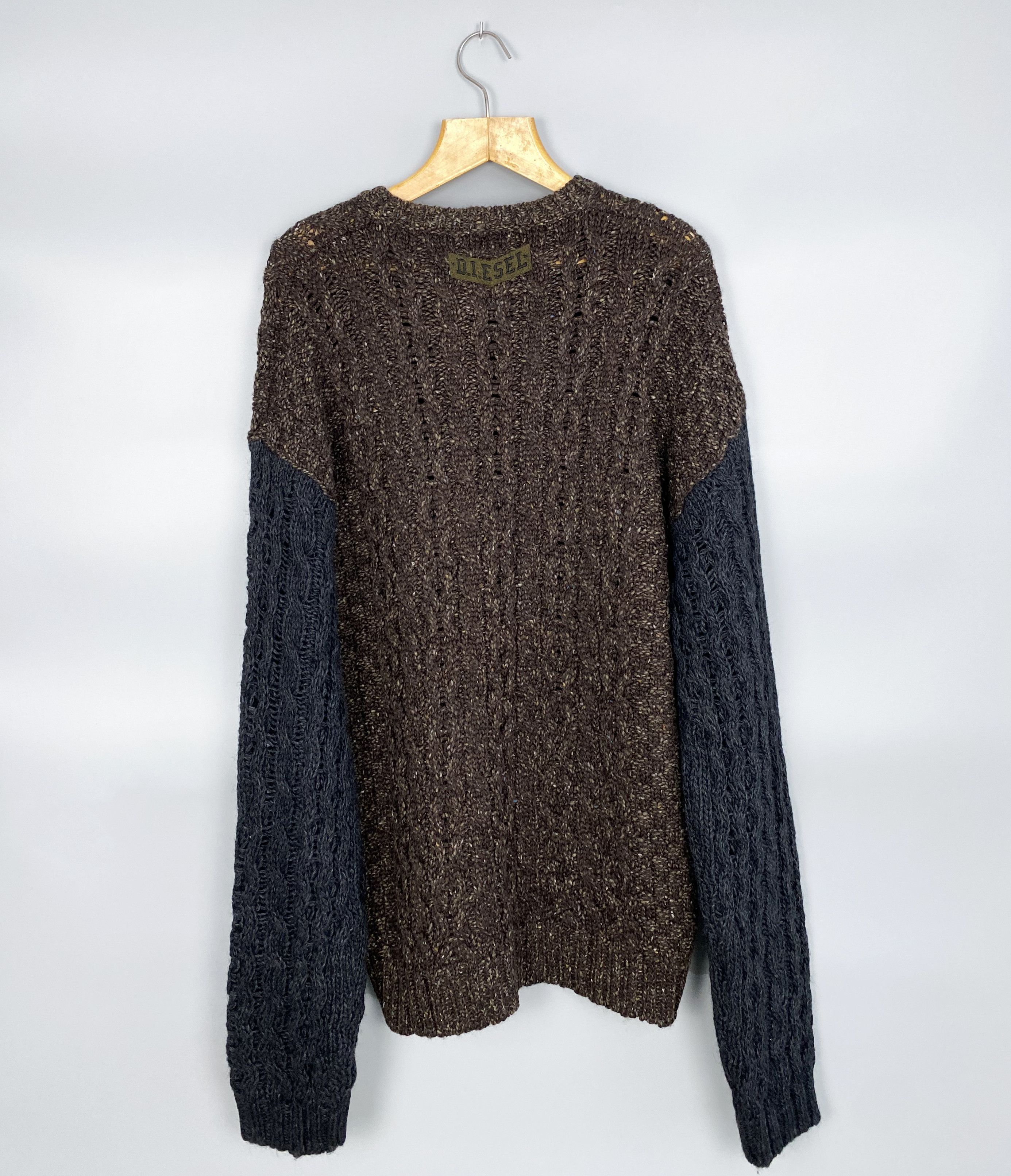 Diesel NWT Diesel K-Lona Mashnware Wool Knitted Sweater Size US XXL / EU 58 / 5 - 6 Thumbnail