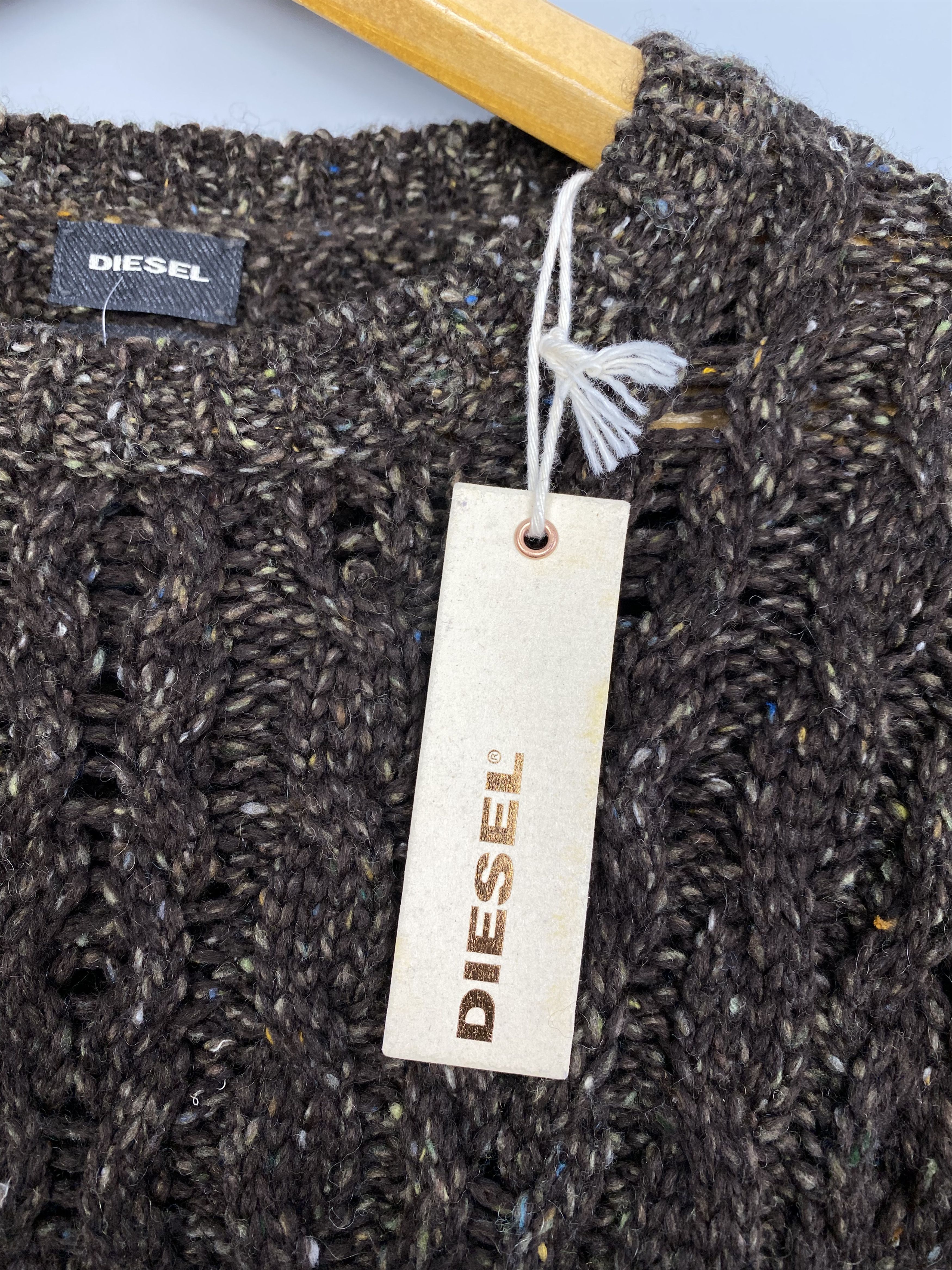 Diesel NWT Diesel K-Lona Mashnware Wool Knitted Sweater Size US XXL / EU 58 / 5 - 9 Thumbnail