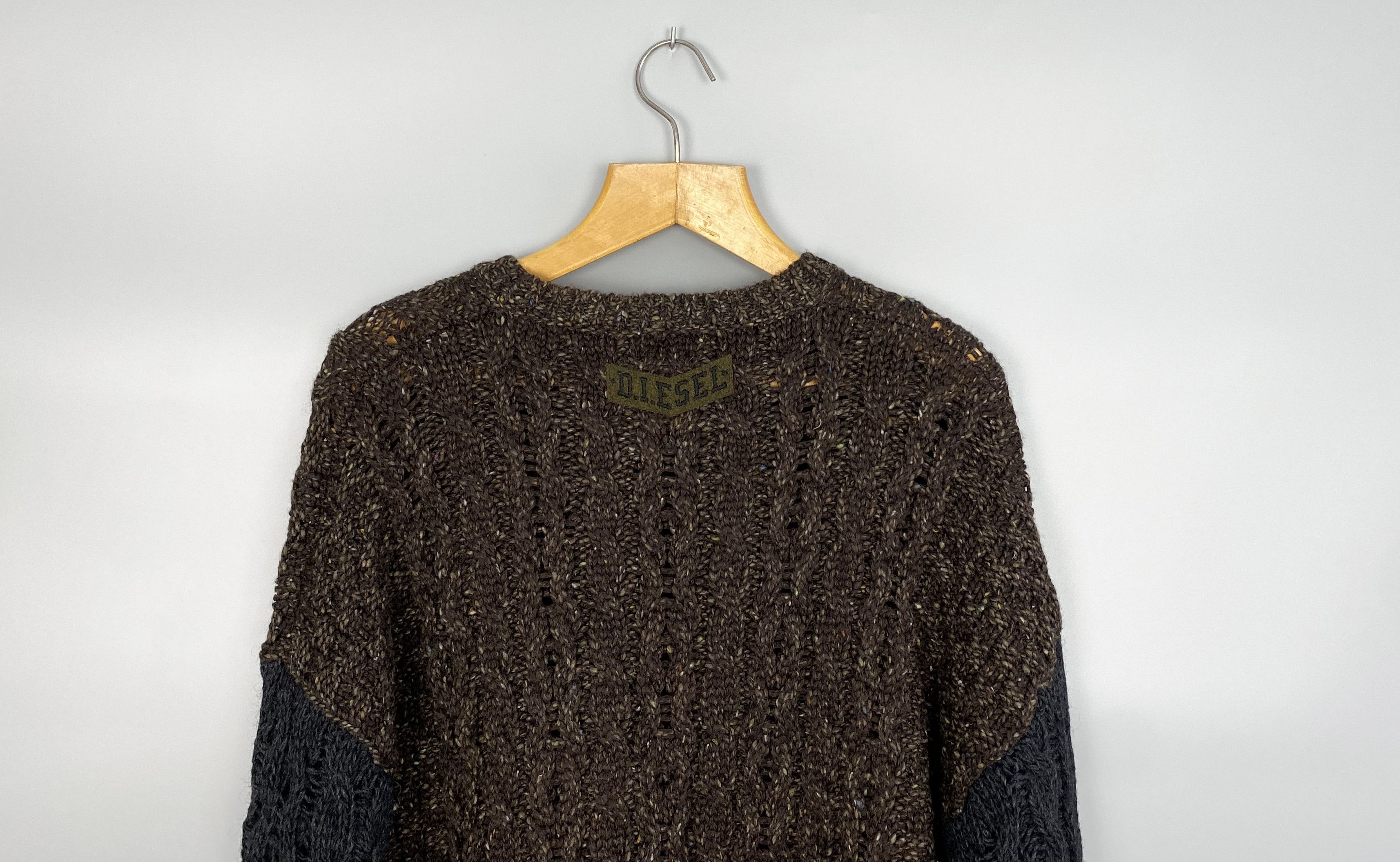 Diesel NWT Diesel K-Lona Mashnware Wool Knitted Sweater Size US XXL / EU 58 / 5 - 7 Thumbnail