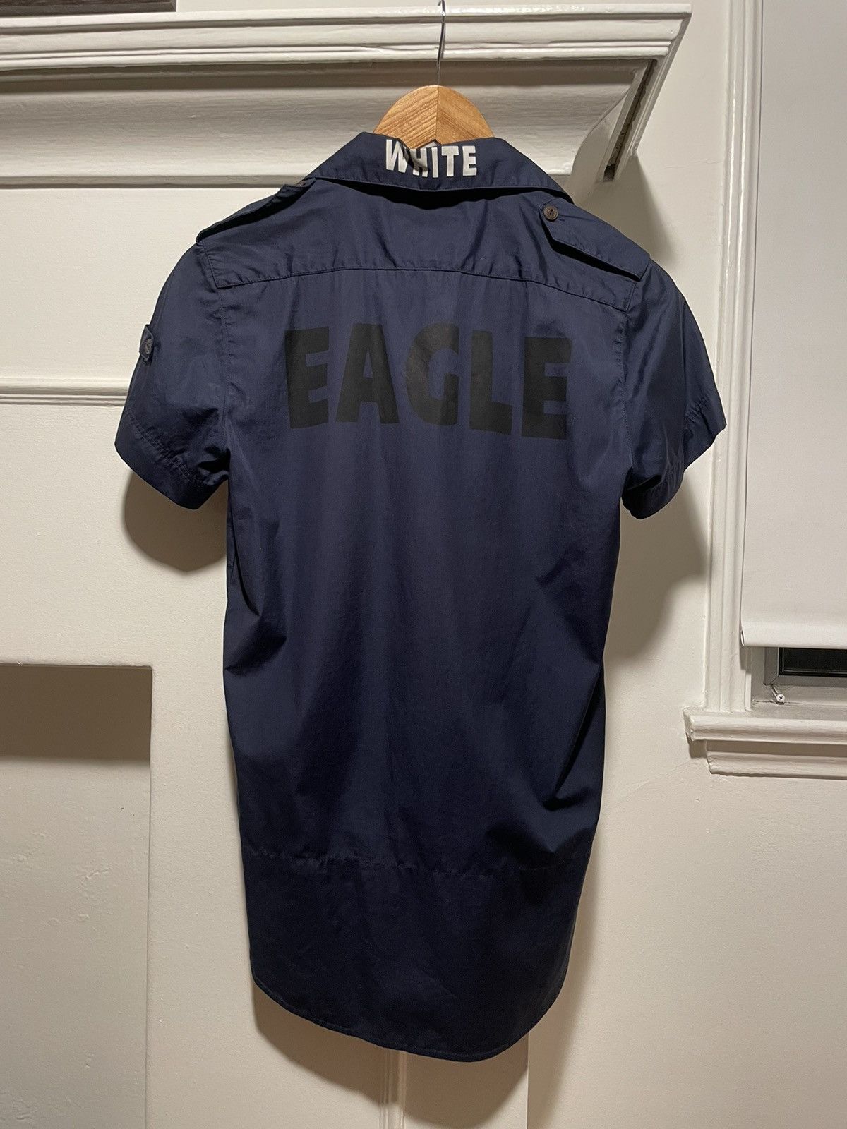 Walter Van Beirendonck SS1998 White Eagle Shirt Size US XS / EU 42 / 0 - 1 Thumbnail