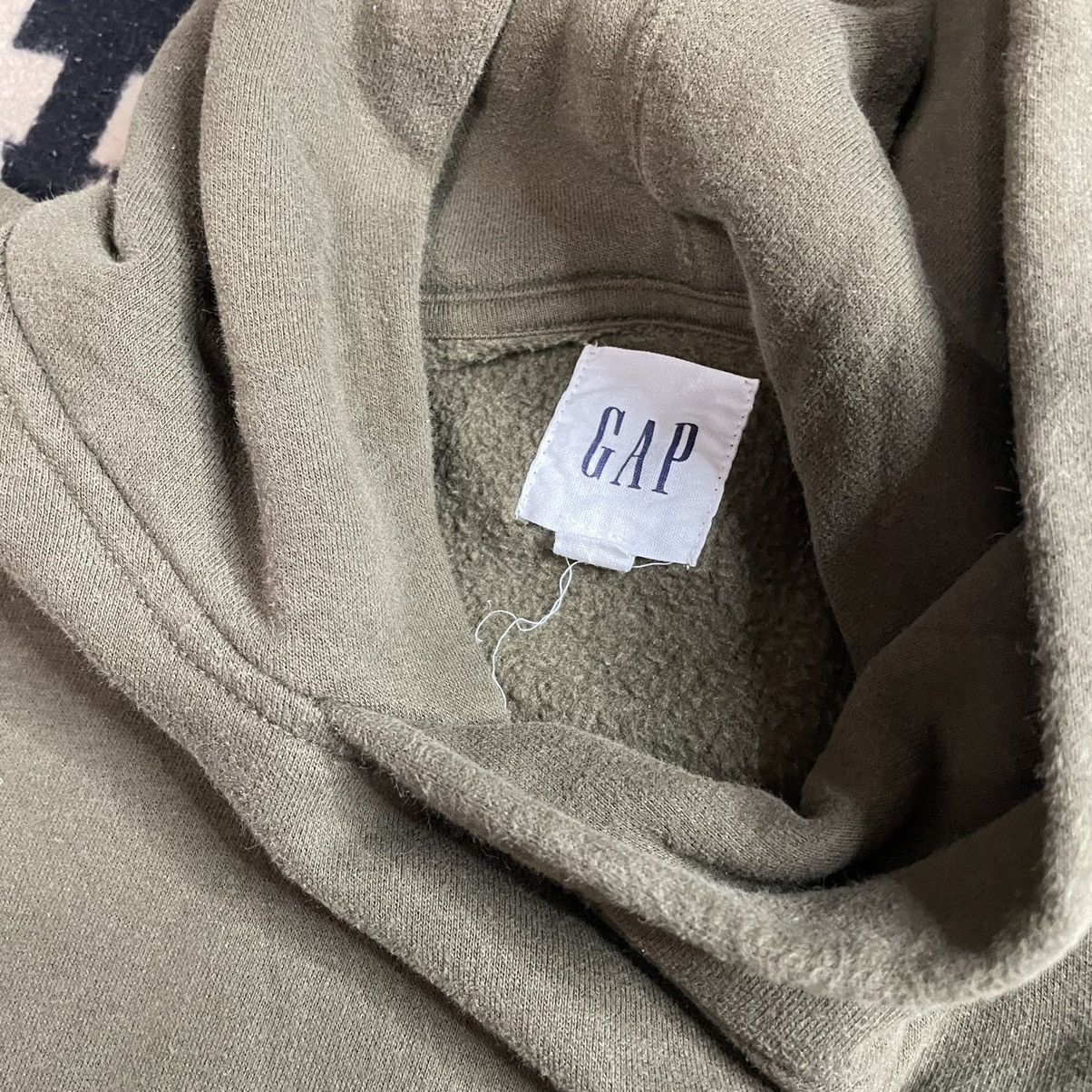 Gap Vintage Forest Green Blank Essential GAP Hoodie Size US L / EU 52-54 / 3 - 3 Thumbnail