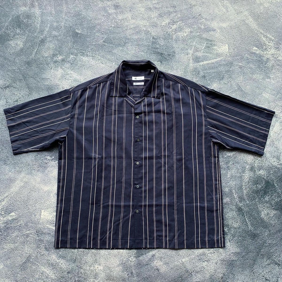 Takeo Kikuchi 🔥Takeo Kikuchi Stripes open collar shirt | Grailed