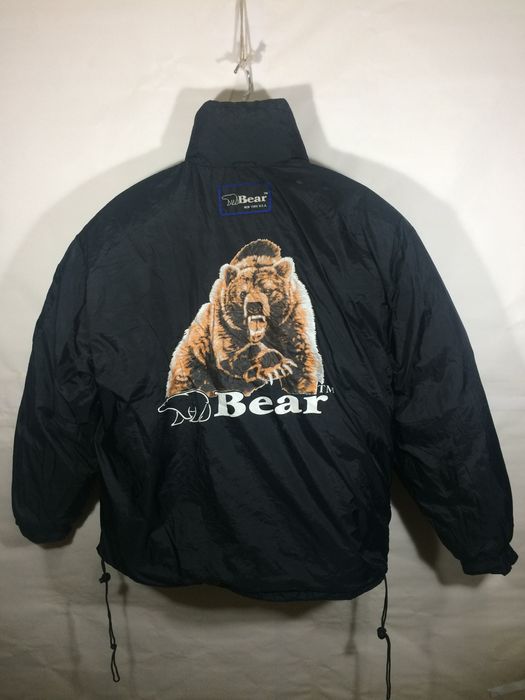 Golden Bear BEAR USA Reversible Big Logo Puffer Down Jacket | Grailed