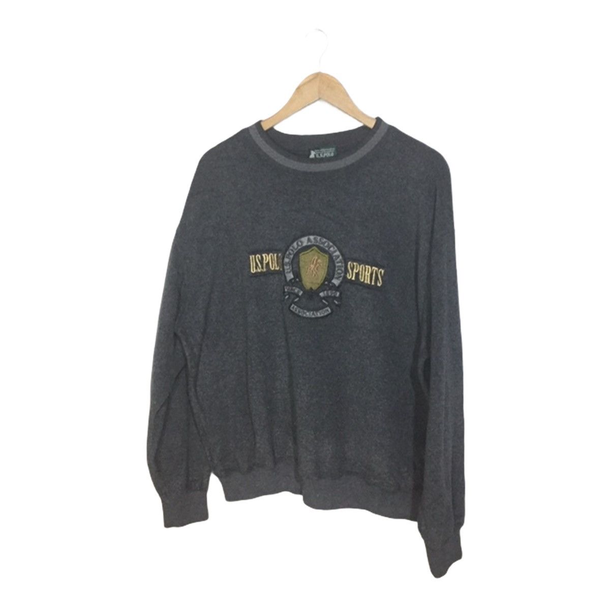 Us polo assn sweatshirt big spell gold embroidered