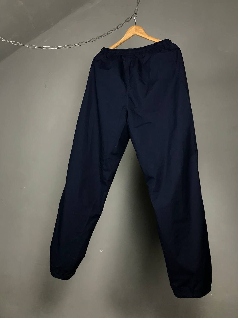 Vintage Nike swoosh streetwear vintage navy blue sweatpants Size US 36 / EU 52 - 6 Thumbnail
