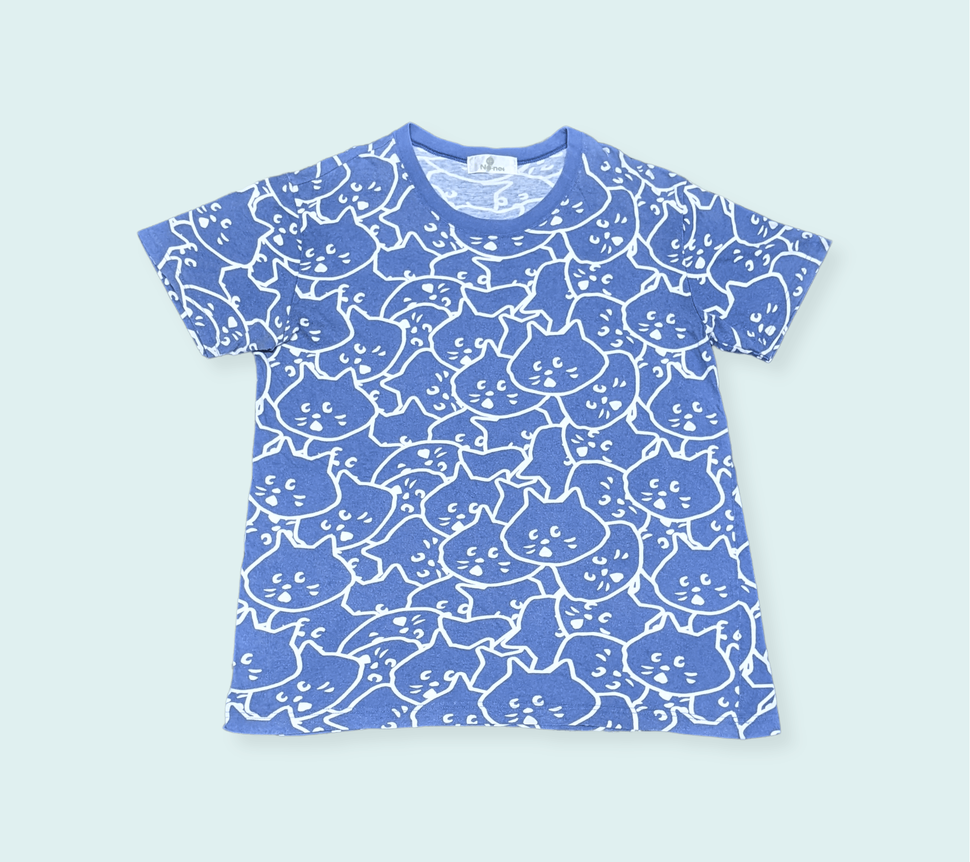 Issey Miyake × Tsumori Chisato × Vintage Vintage Ne-net Issey Miyake Cat Fullprint T shirt Size US M / EU 48-50 / 2 - 1 Thumbnail