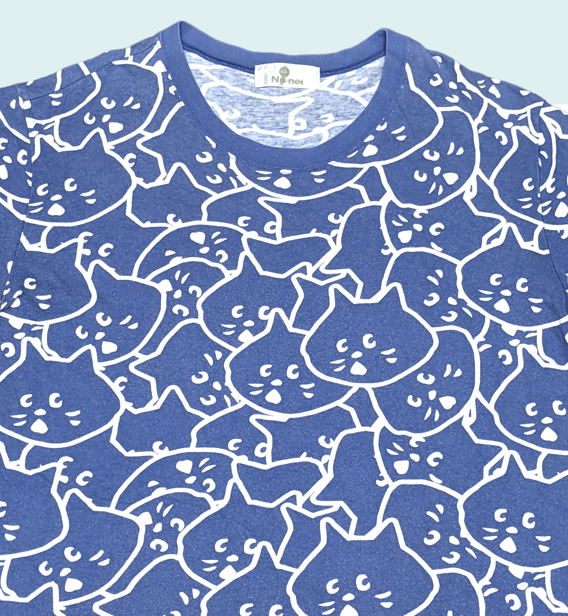 Issey Miyake × Tsumori Chisato × Vintage Vintage Ne-net Issey Miyake Cat Fullprint T shirt Size US M / EU 48-50 / 2 - 3 Thumbnail