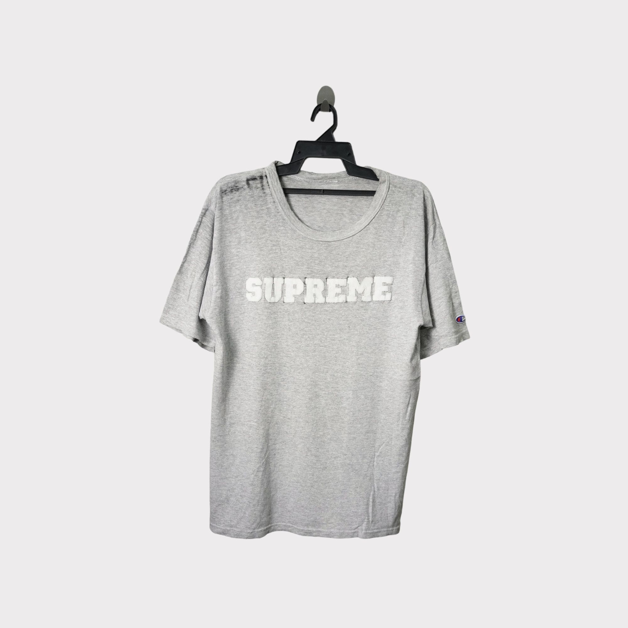 Champion Supreme GORGEOUSLY THRASHED Supreme X Champion Tshirt Grailed