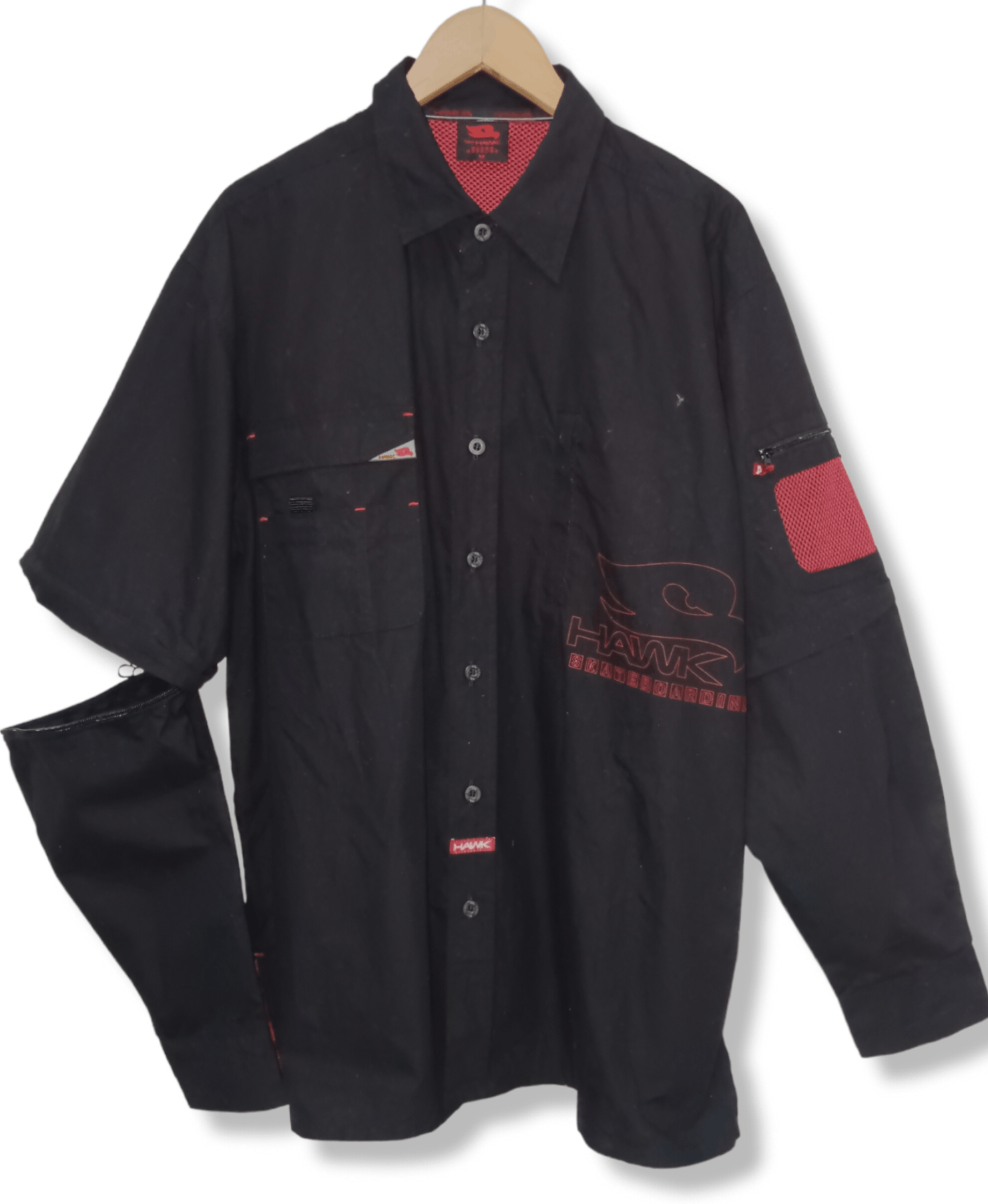 Hook-Ups × Tony Hawk Vintage Tony Hawk Skateboarding Work Shirt Jacket Size US M / EU 48-50 / 2 - 1 Thumbnail