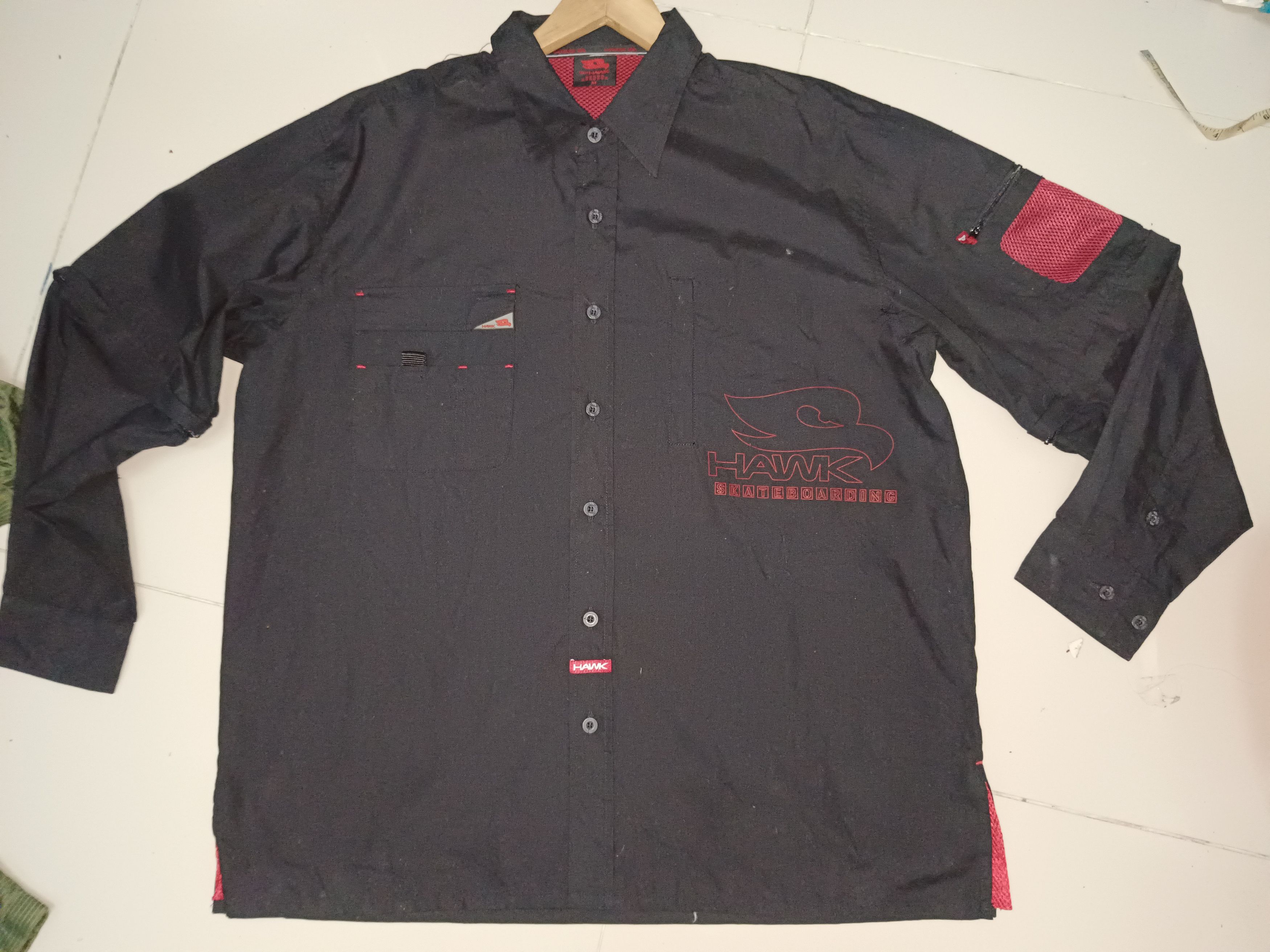 Hook-Ups × Tony Hawk Vintage Tony Hawk Skateboarding Work Shirt Jacket Size US M / EU 48-50 / 2 - 6 Thumbnail