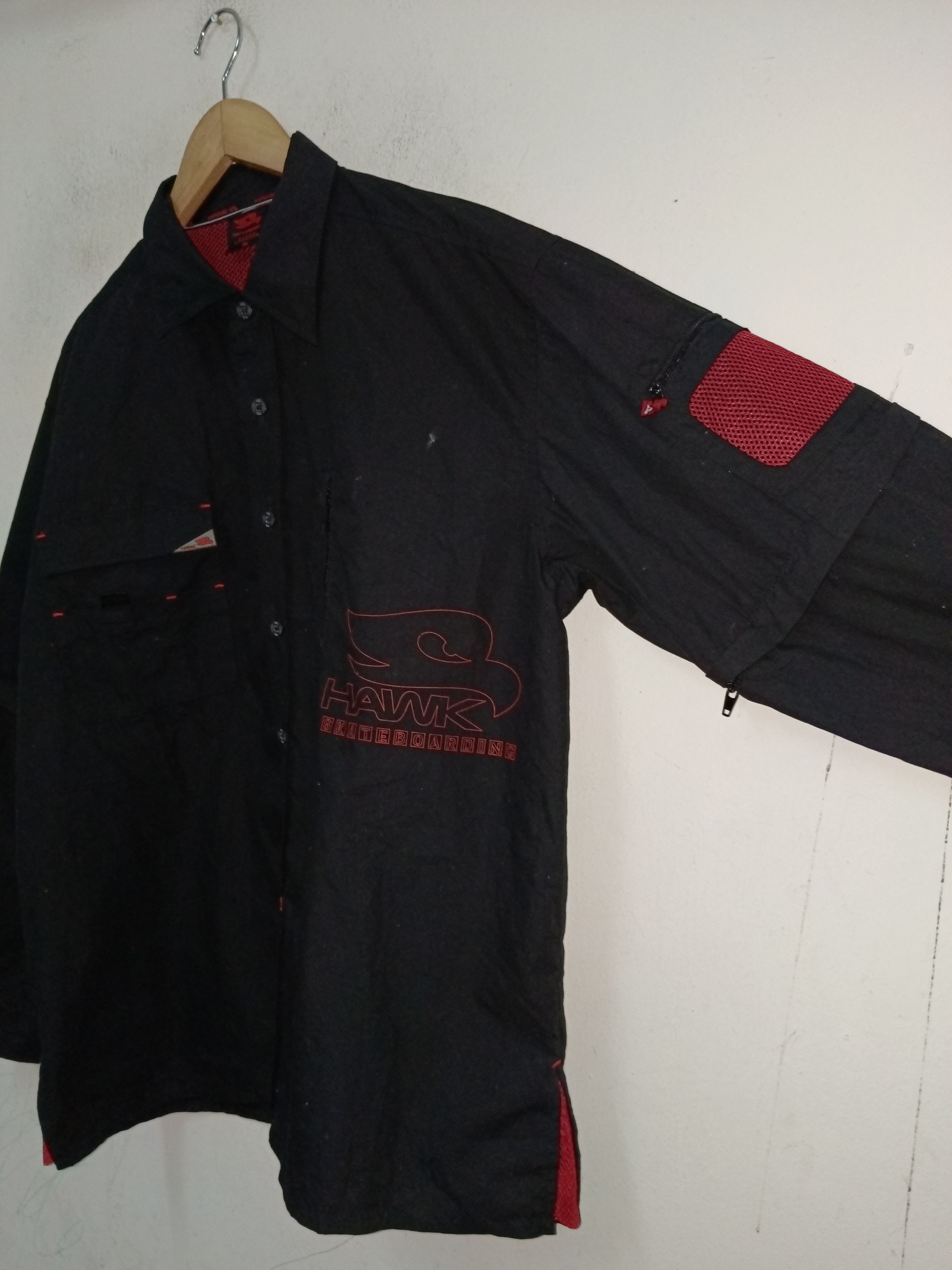 Hook-Ups × Tony Hawk Vintage Tony Hawk Skateboarding Work Shirt Jacket Size US M / EU 48-50 / 2 - 3 Thumbnail