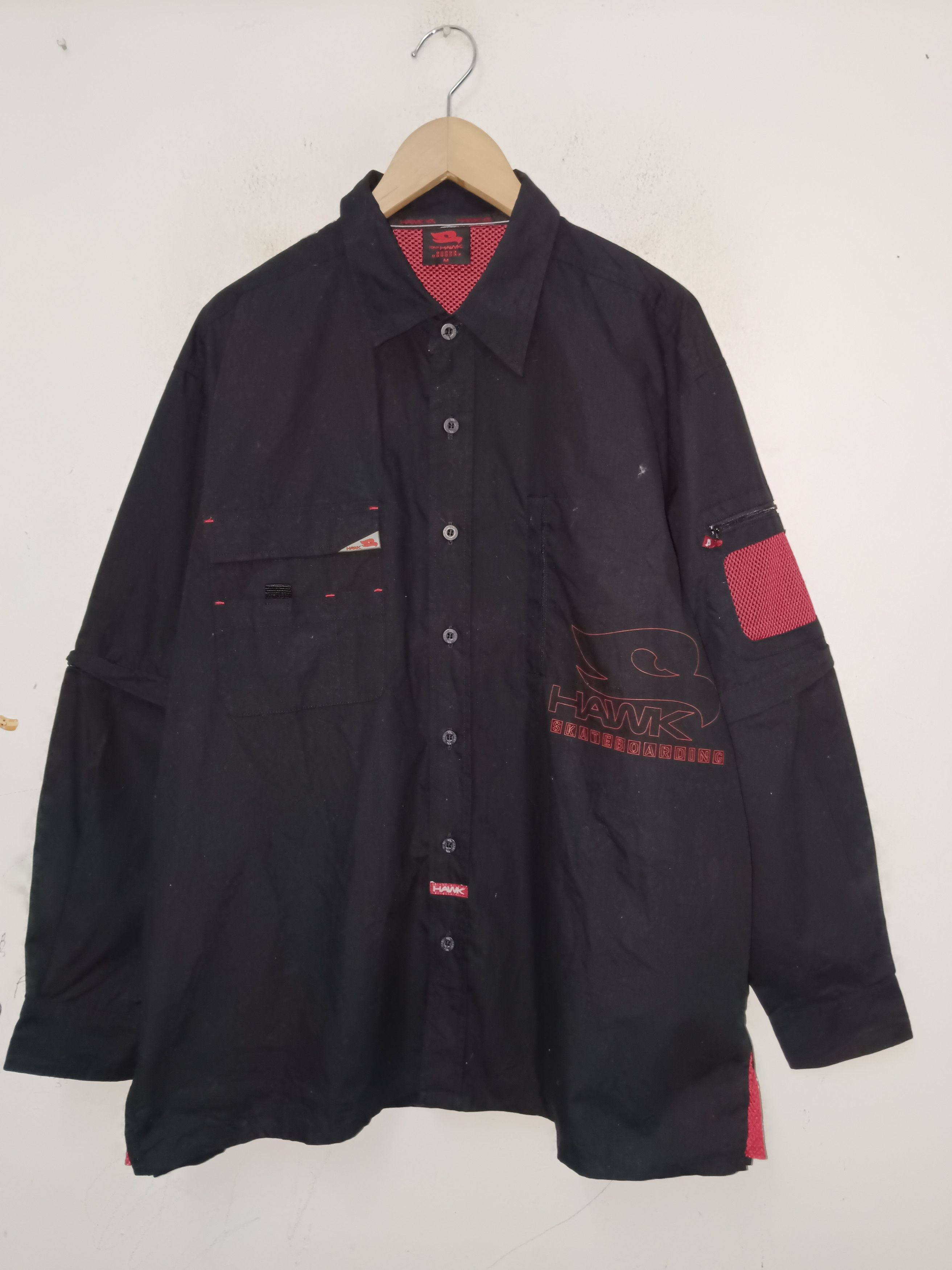 Hook-Ups × Tony Hawk Vintage Tony Hawk Skateboarding Work Shirt Jacket Size US M / EU 48-50 / 2 - 2 Thumbnail
