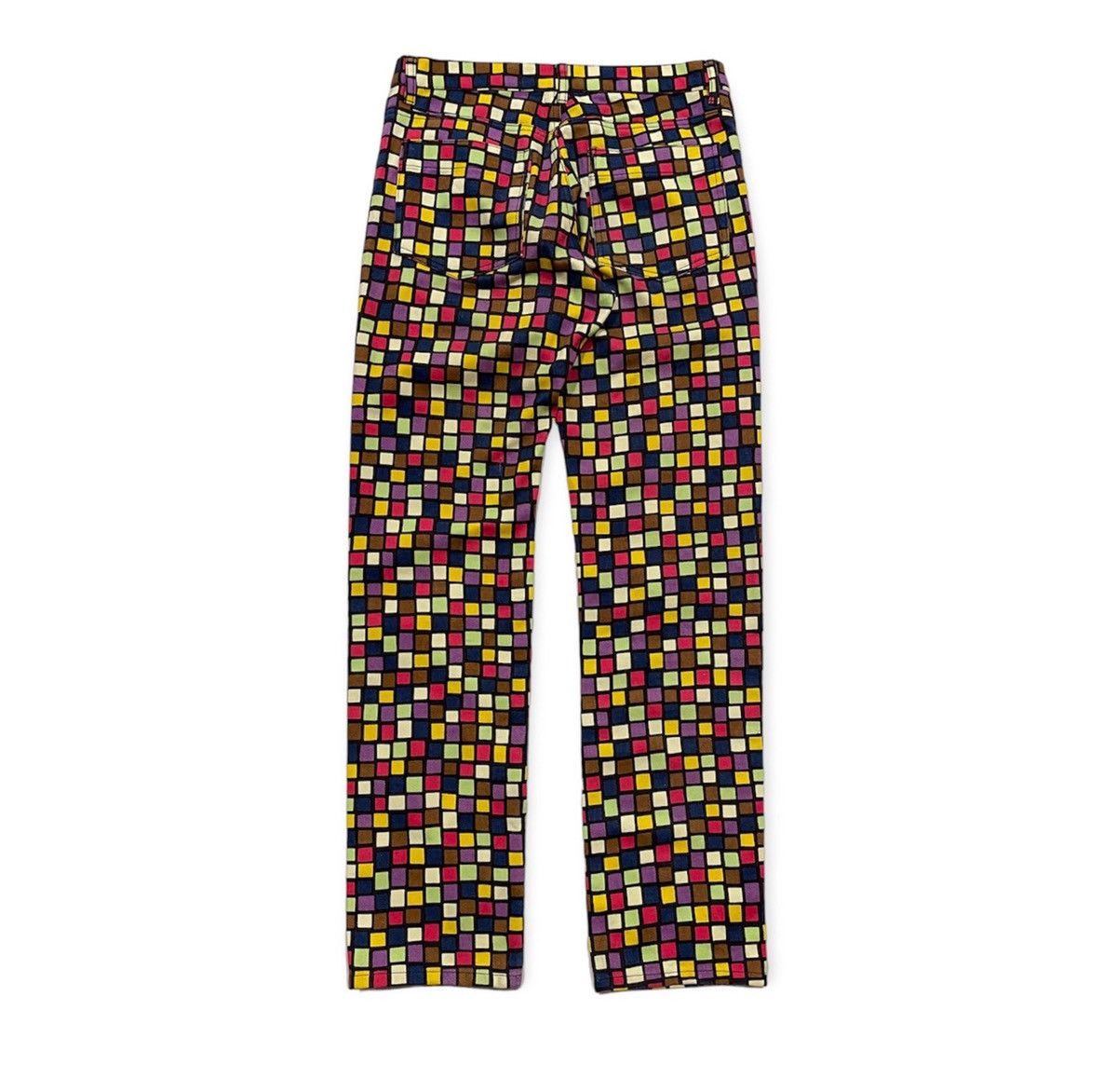 Vintage SS96 Todd Oldham Rubik Cube Denim Size US 28 / EU 44 - 2 Thumbnail