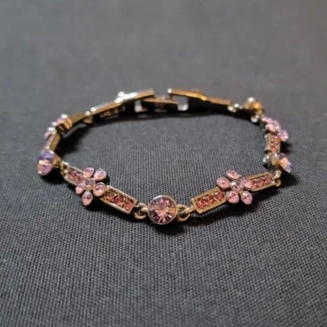 Pre-owned Givenchy X Vintage Givenchy Flower Bracelet In Multicolor
