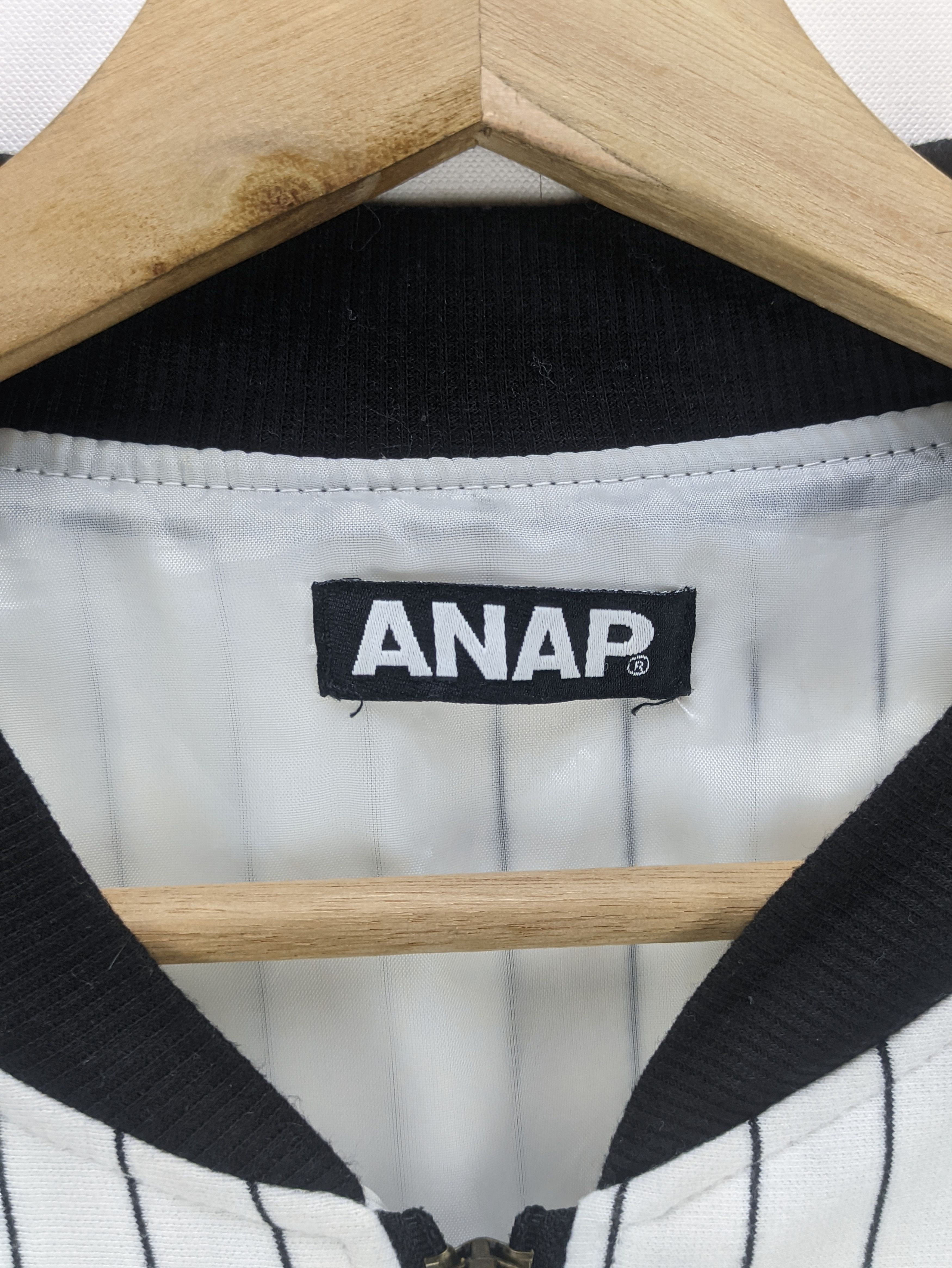Japanese Brand Steals🔥Bomber Jacket Striped Design by ANAP Size S / US 4 / IT 40 - 5 Thumbnail