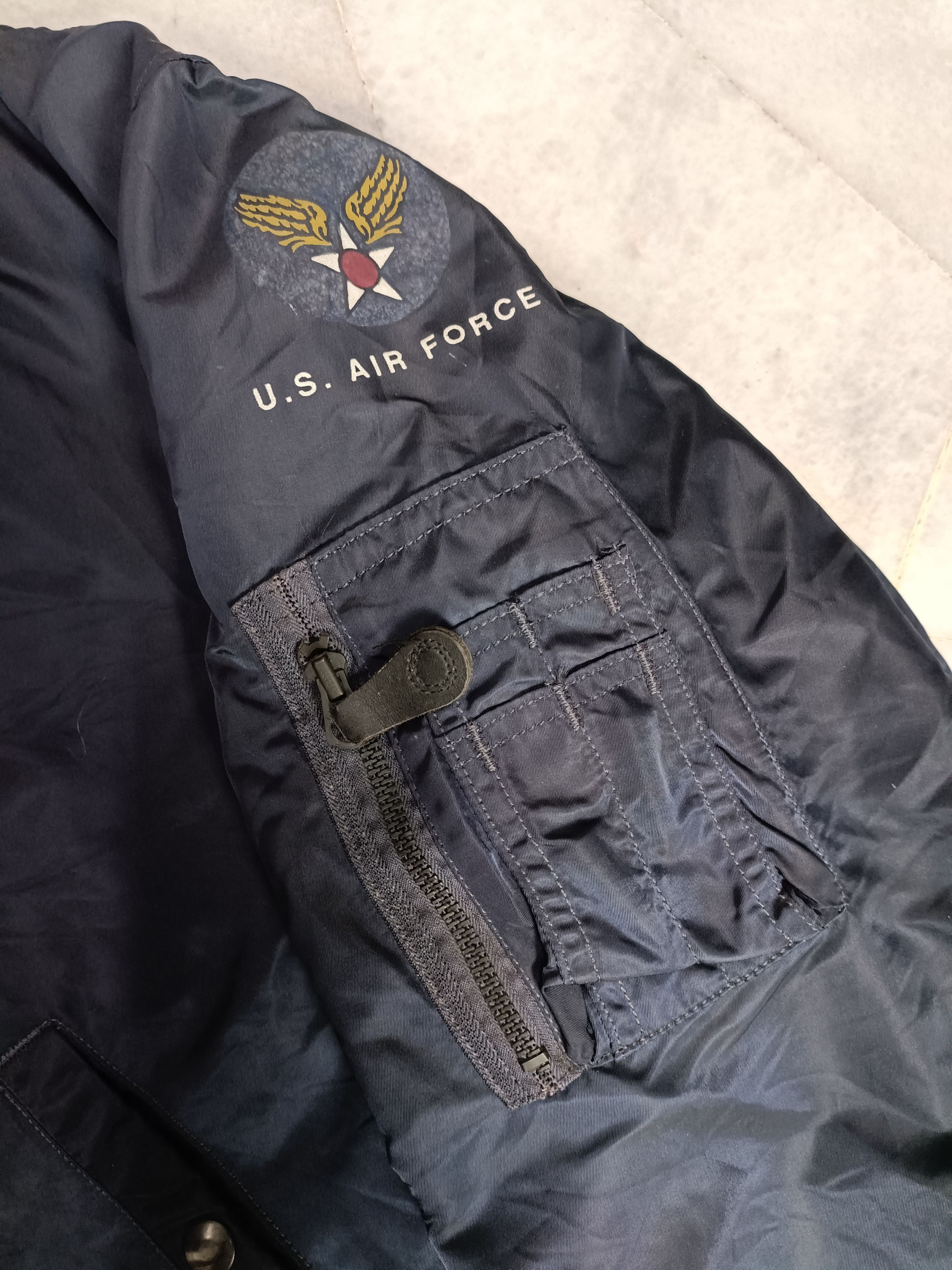 Alpha Industries Vintage 60s Bombers Jacket B-15C Alpha Industries Rare Size US M / EU 48-50 / 2 - 2 Thumbnail