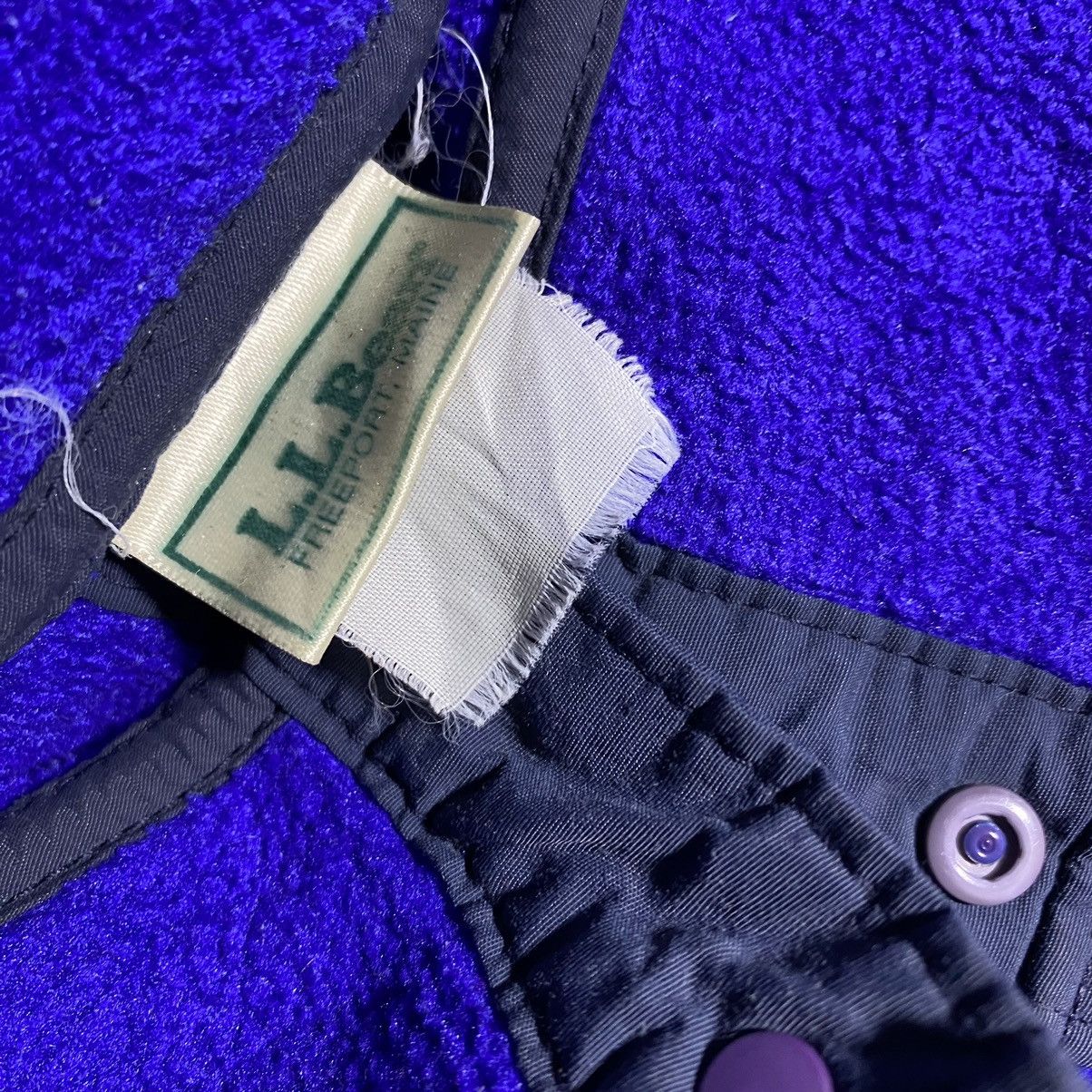 L.L. Bean Vintage 90s L.L. Bean Pullover Snap T Fleece Jacket Purple Size US XL / EU 56 / 4 - 6 Thumbnail