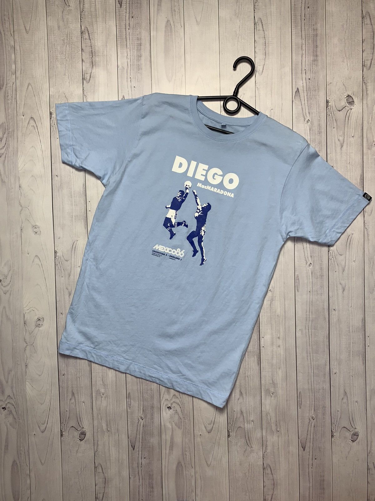 Vintage soccer jersey Argentina Maradona Hand of God size M