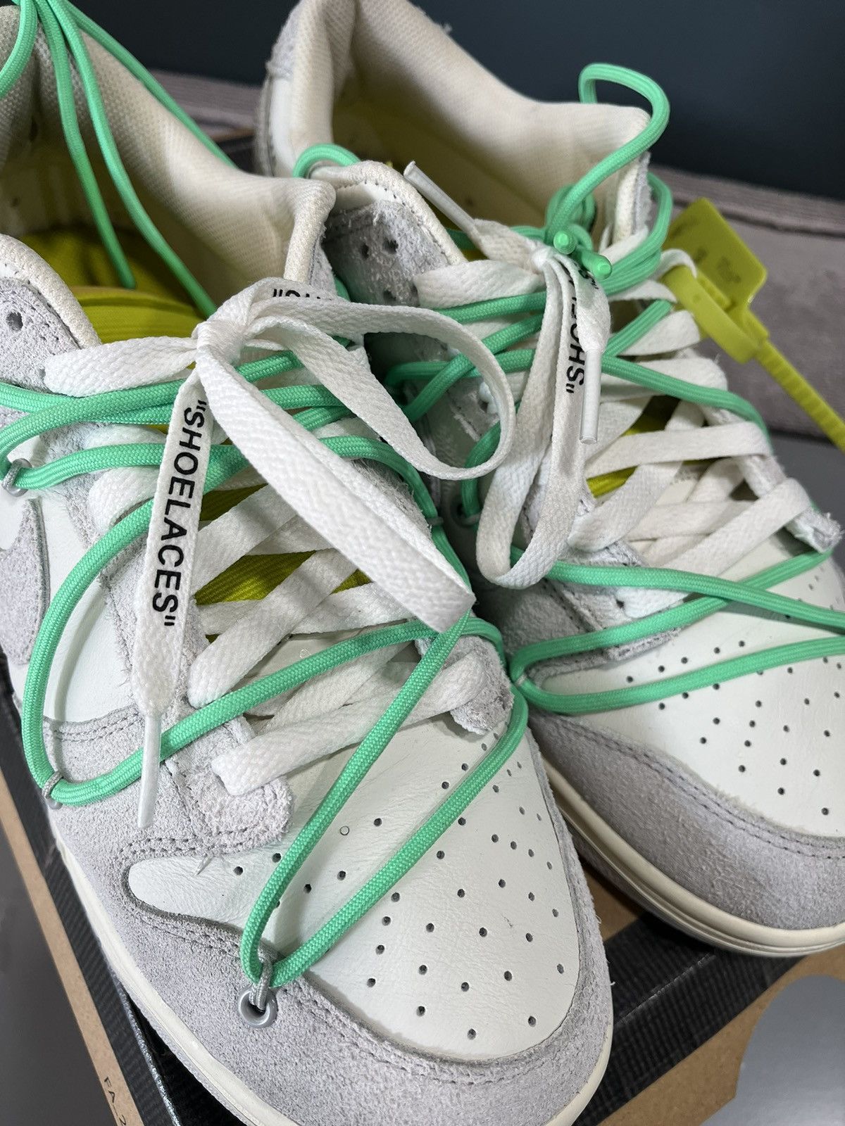 Nike × Off-White Nike Off-White x Dunk Low ‘Lot 14 of 50’ Size US 10 / EU 43 - 7 Thumbnail