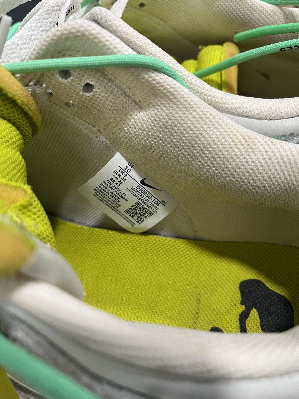 Nike × Off-White Nike Off-White x Dunk Low ‘Lot 14 of 50’ Size US 10 / EU 43 - 6 Thumbnail