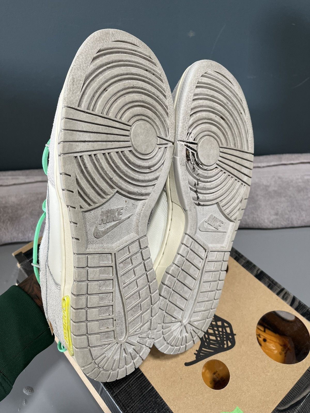 Nike × Off-White Nike Off-White x Dunk Low ‘Lot 14 of 50’ Size US 10 / EU 43 - 10 Thumbnail