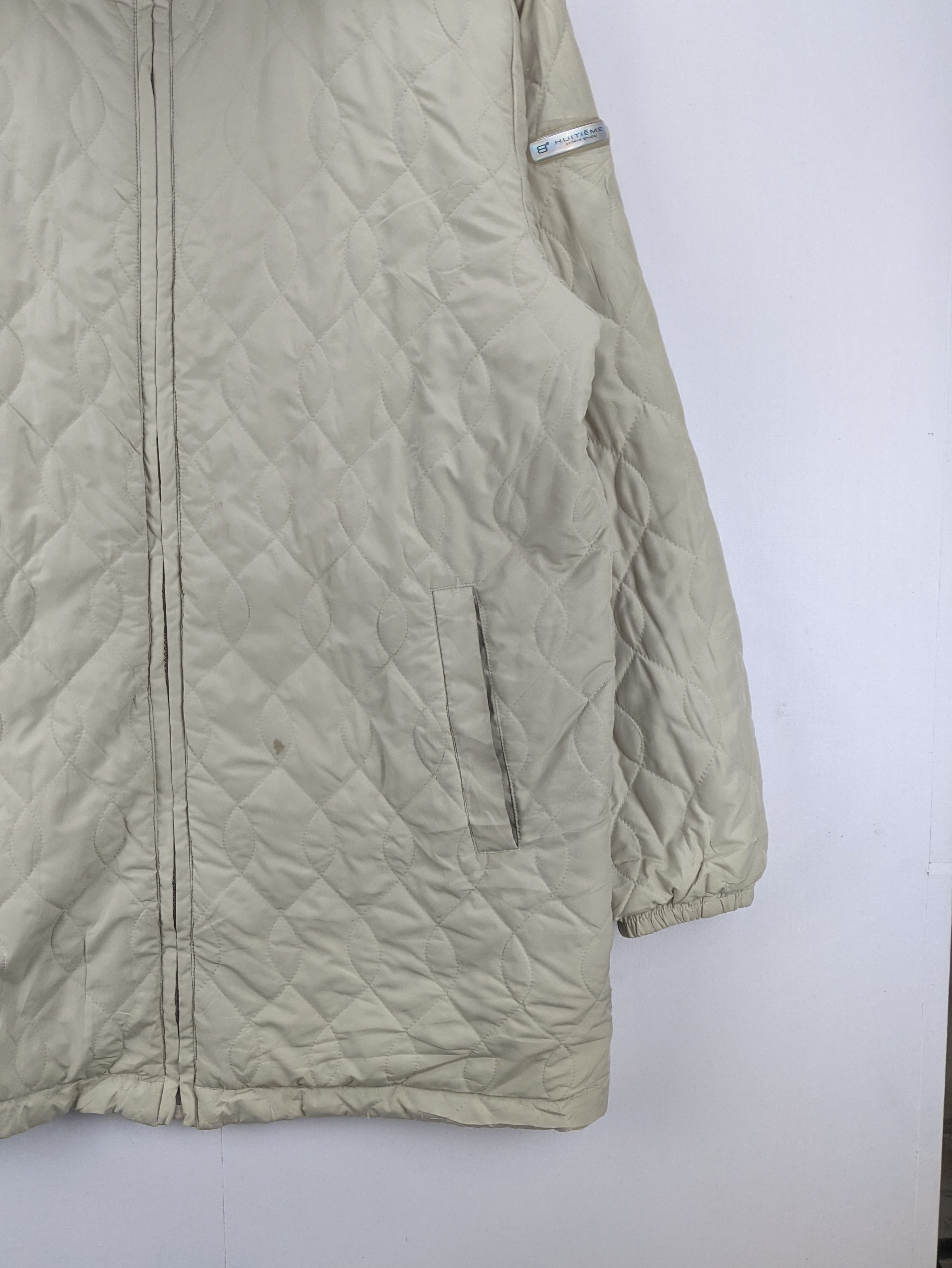 Japanese Brand Steals🔥Quilted Jacket Zip Up Waterproof by Huitieme Size M / US 6-8 / IT 42-44 - 6 Thumbnail