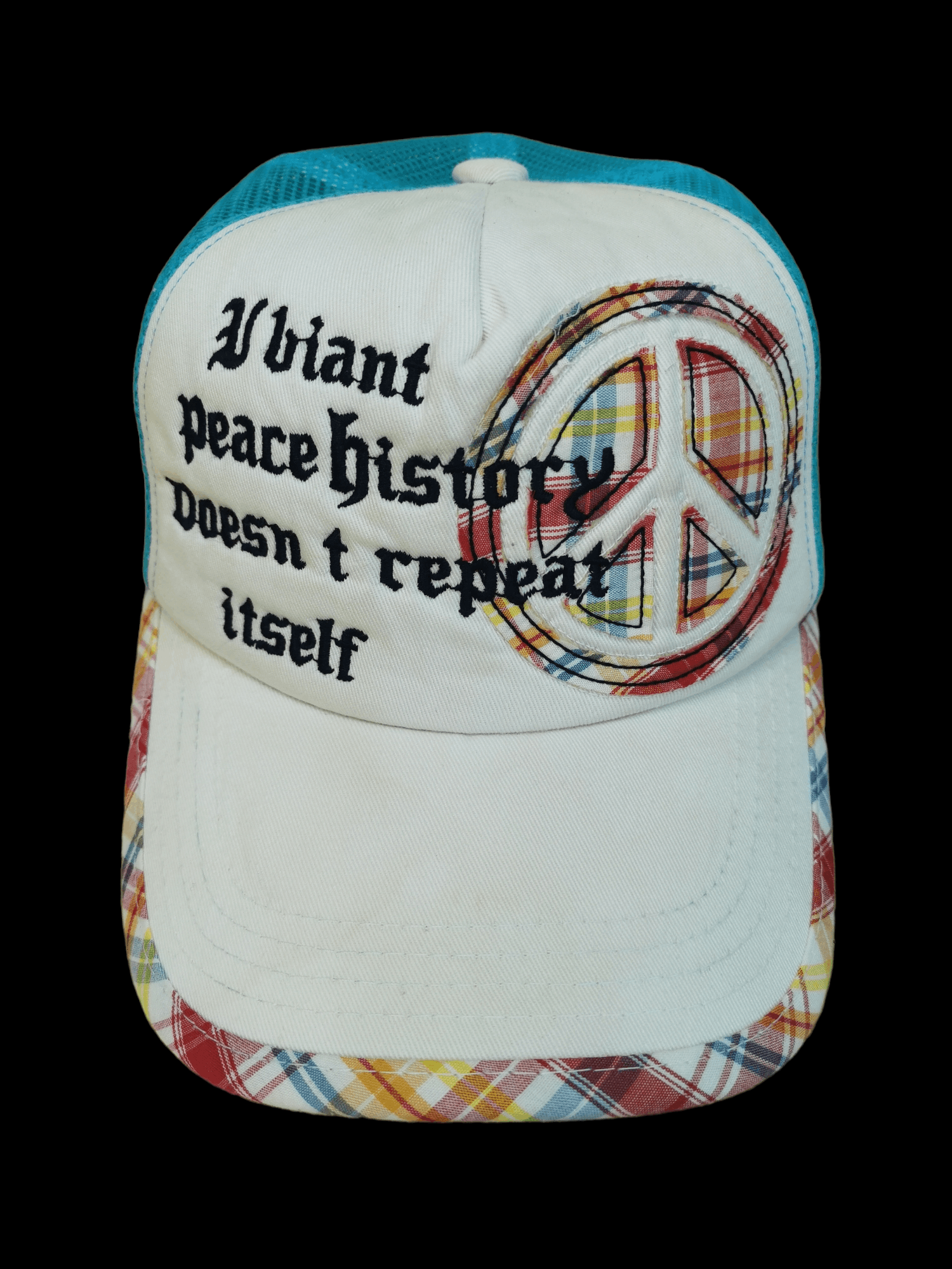 peaceminusone 🔥4 MONTHS SALE🔥 JAPANESE DESIGNER PEACE TRUCKER HAT CAP Size ONE SIZE - 1 Thumbnail