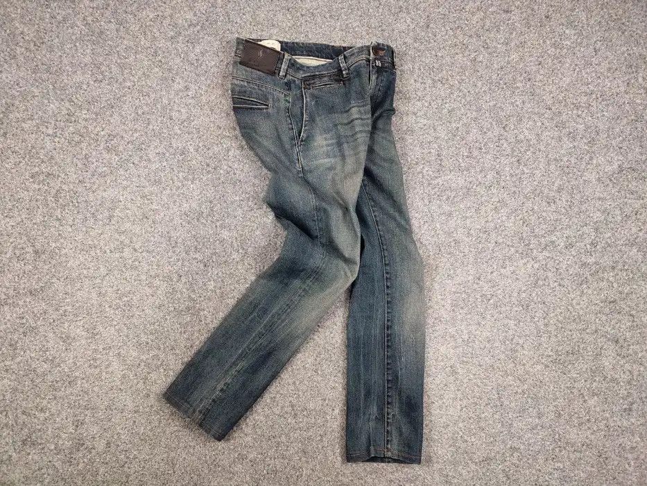 Siviglia Siviglia Premium Designer Fabric Faded Denim Jeans Size US 30 / EU 46 - 6 Thumbnail