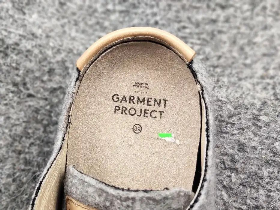 Garment Project Garment Project Low Top Leather Wool Gray Sneakers Size US 6 / EU 39 - 8 Thumbnail