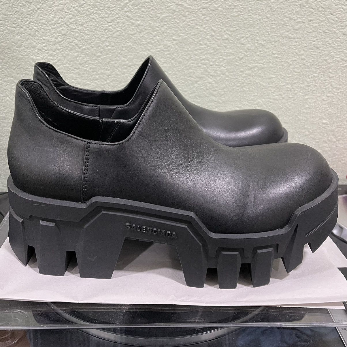 Balenciaga Bulldozer Mini Boot Black Vegetal Calfskin Size US 8 / EU 41 - 2 Thumbnail