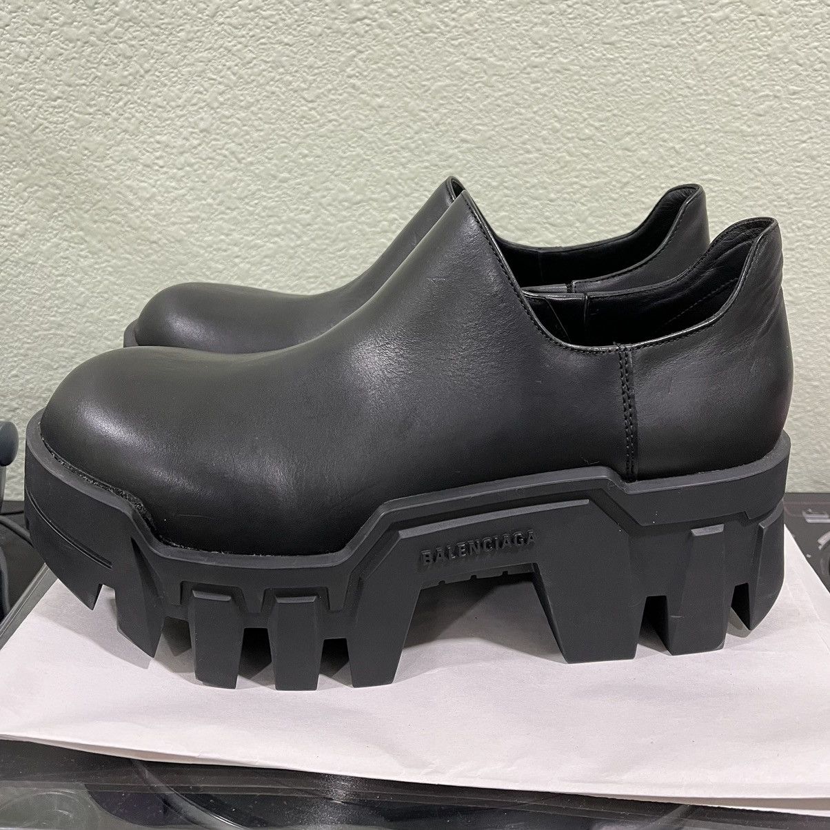 Balenciaga Bulldozer Mini Boot Black Vegetal Calfskin Size US 8 / EU 41 - 1 Thumbnail