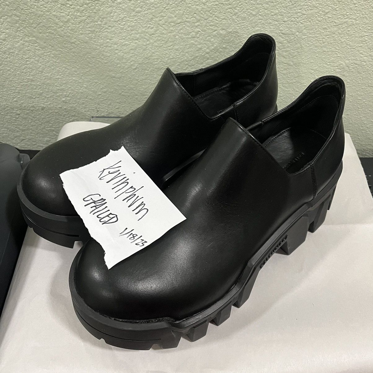 Balenciaga Bulldozer Mini Boot Black Vegetal Calfskin Size US 8 / EU 41 - 3 Thumbnail