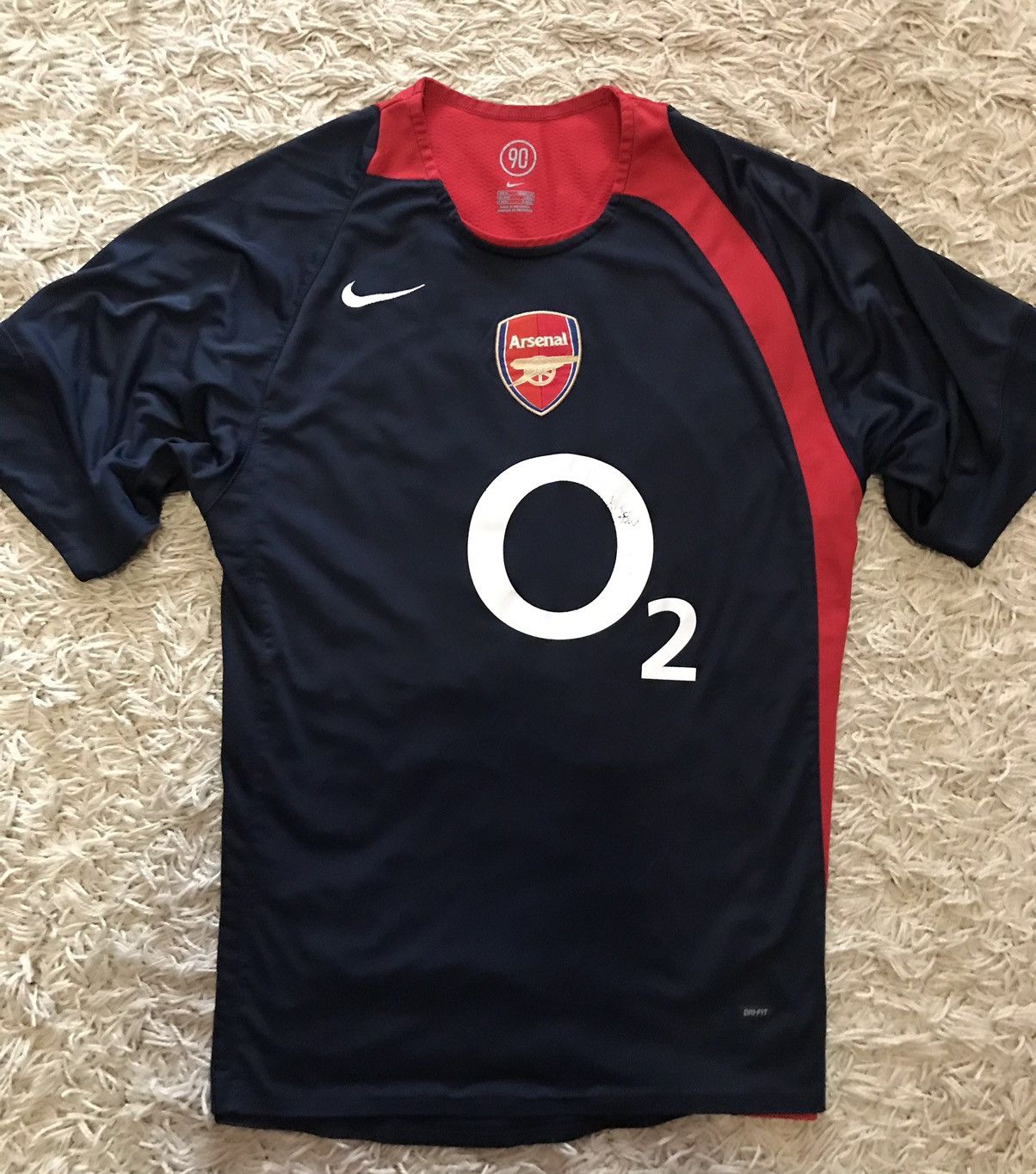 2004-05 FC ARSENAL NIKE TRAINING SHIRT Soccer Jersey Medium