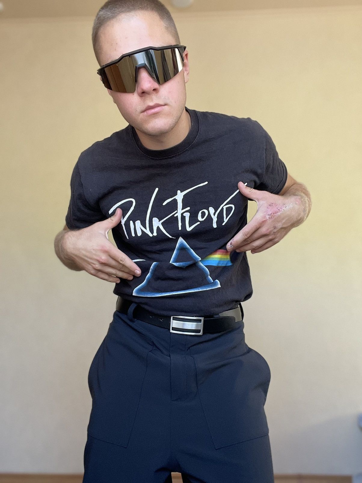 Pink Floyd × Vintage Vintage Pink Floyd T-shirts Rock Tee Band Y2K 90s Logo USA Size US M / EU 48-50 / 2 - 1 Thumbnail