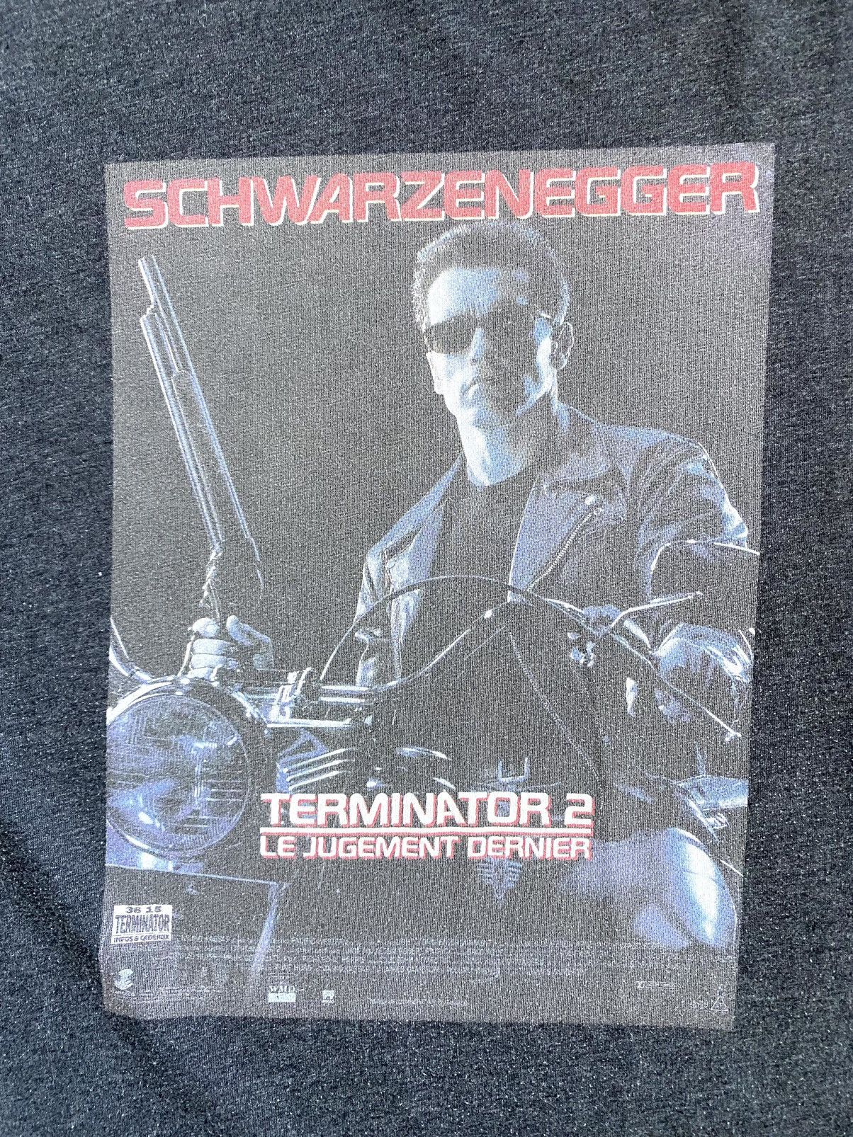 Band Tees Vintage Schwarzenegger Terminator 2 Movie Promo T Shirt Size US L / EU 52-54 / 3 - 3 Thumbnail