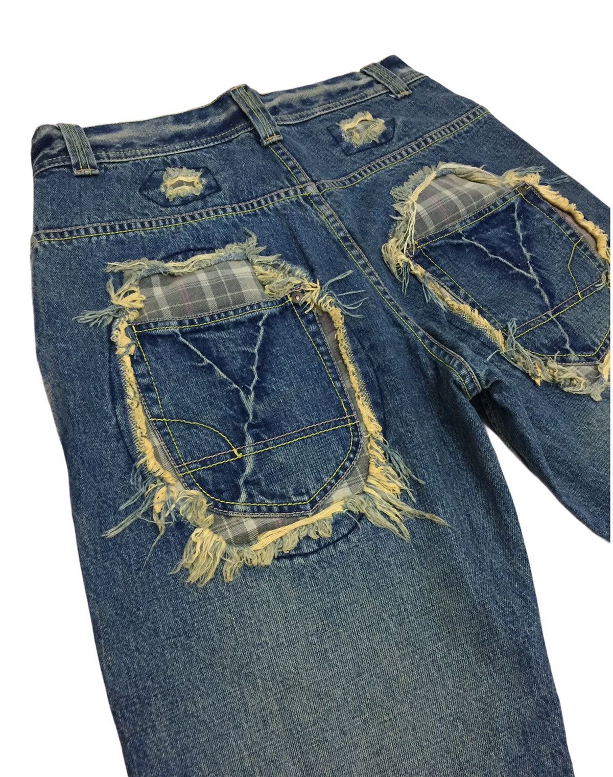 Japanese Brand Sacrifice Patchwork Pocket Denim Size US 32 / EU 48 - 6 Thumbnail