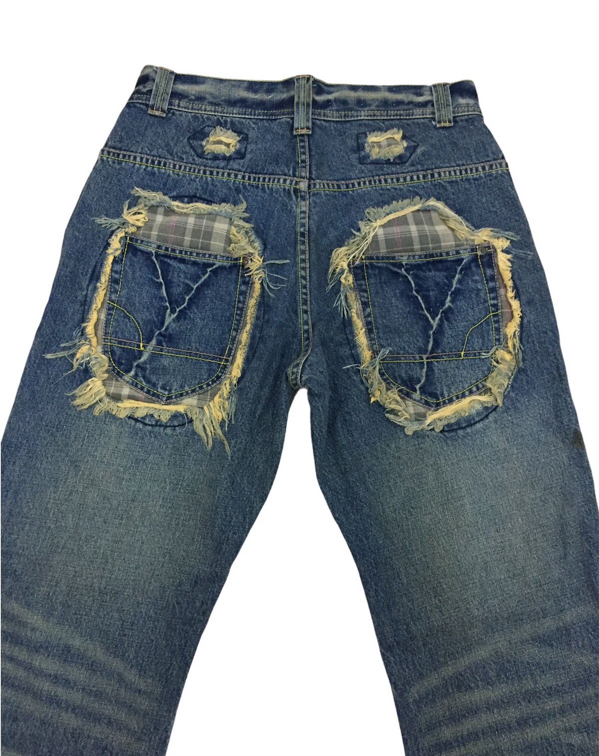 Japanese Brand Sacrifice Patchwork Pocket Denim Size US 32 / EU 48 - 5 Thumbnail