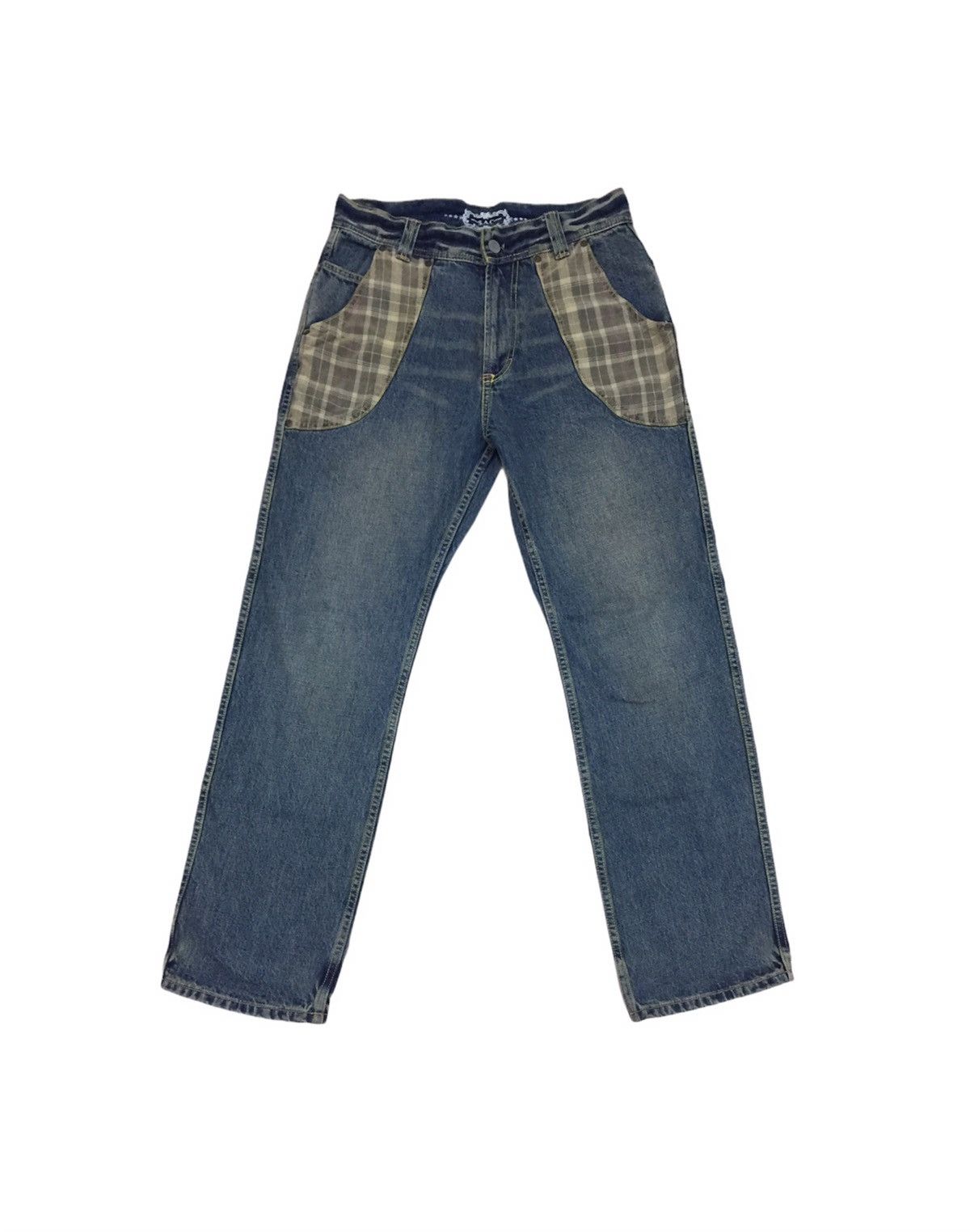 Japanese Brand Sacrifice Patchwork Pocket Denim Size US 32 / EU 48 - 2 Thumbnail