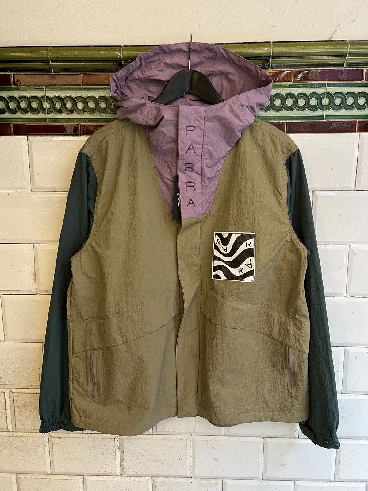 BY PARRA × Parra ByParra Distorted Logo Jacket Medium | Grailed