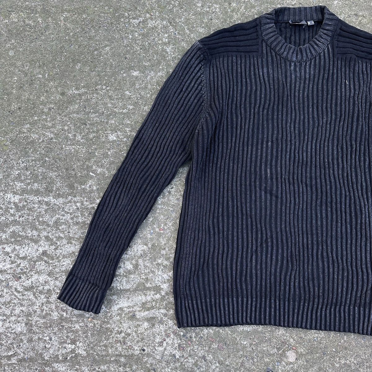 Japanese Brand × Vintage Vintage Gray Japanese Style Faded Sweater Size US L / EU 52-54 / 3 - 3 Thumbnail
