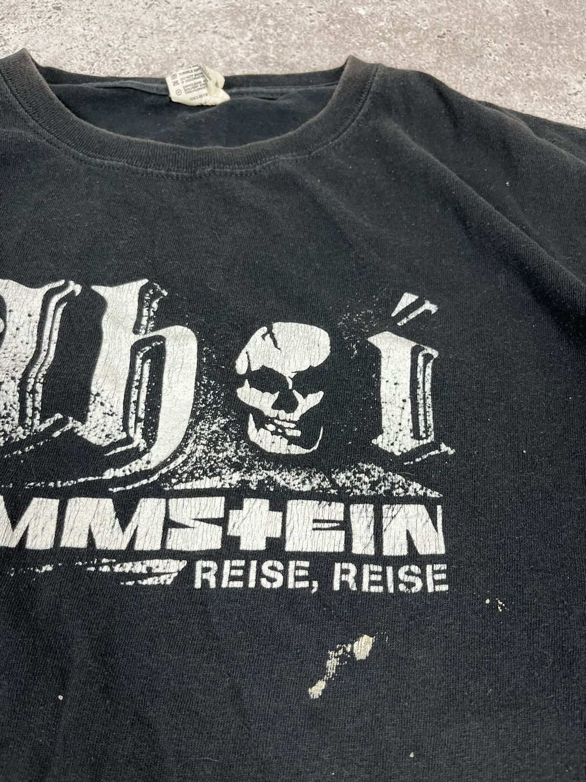 Band Tees Rammstein Vintage 00s Ahoi Reise Vintage Black T Shirt Size US XL / EU 56 / 4 - 8 Thumbnail