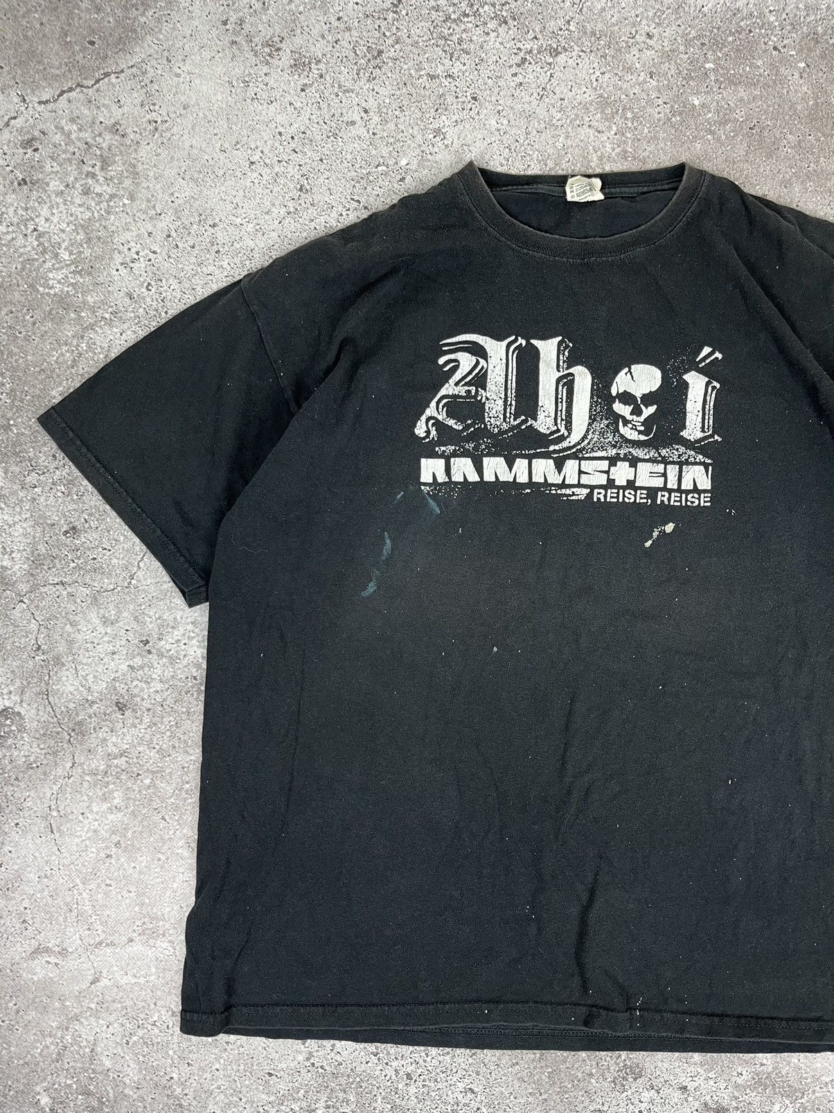 Band Tees Rammstein Vintage 00s Ahoi Reise Vintage Black T Shirt Size US XL / EU 56 / 4 - 3 Thumbnail