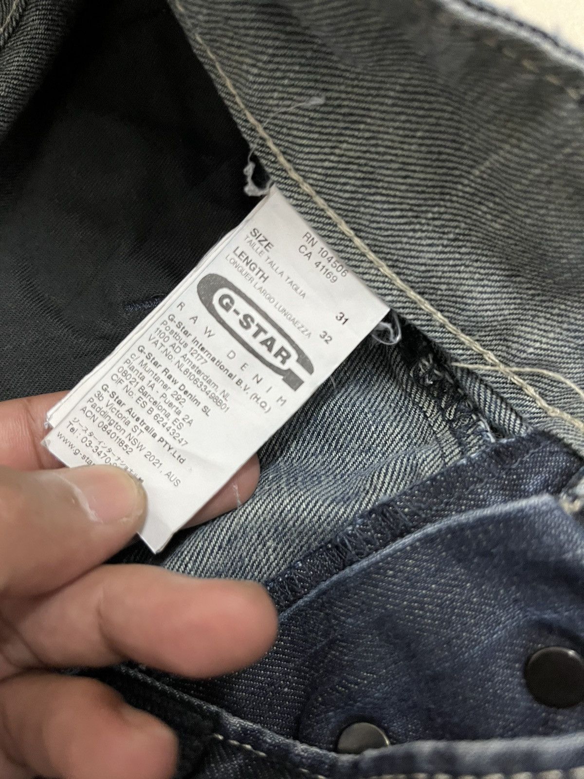 G-Star Distressed G-Star Raw Army Radar Straight Denim Pants Size US 31 - 10 Thumbnail