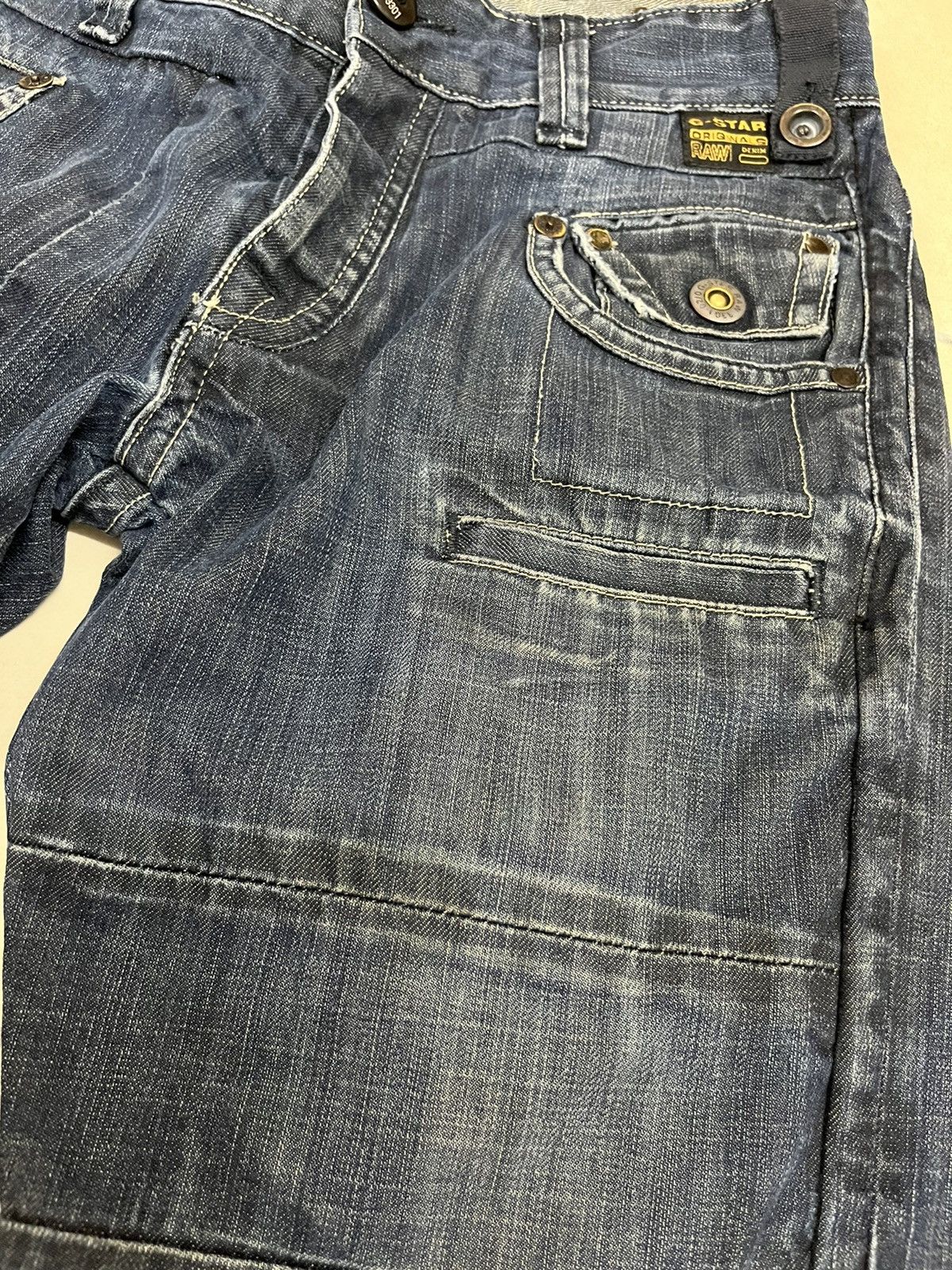 G-Star Distressed G-Star Raw Army Radar Straight Denim Pants Size US 31 - 5 Thumbnail