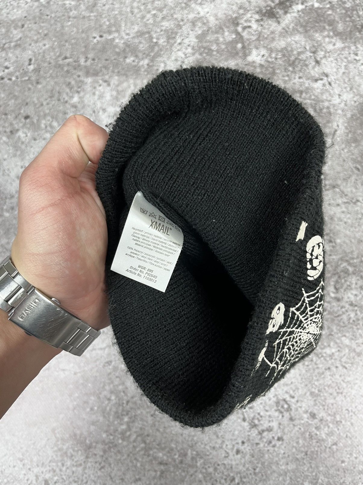 20471120 × If Six Was Nine × Vintage 🕸️Avante Garde Web Horror Y2K Alt Beanie Hat Size ONE SIZE - 6 Thumbnail
