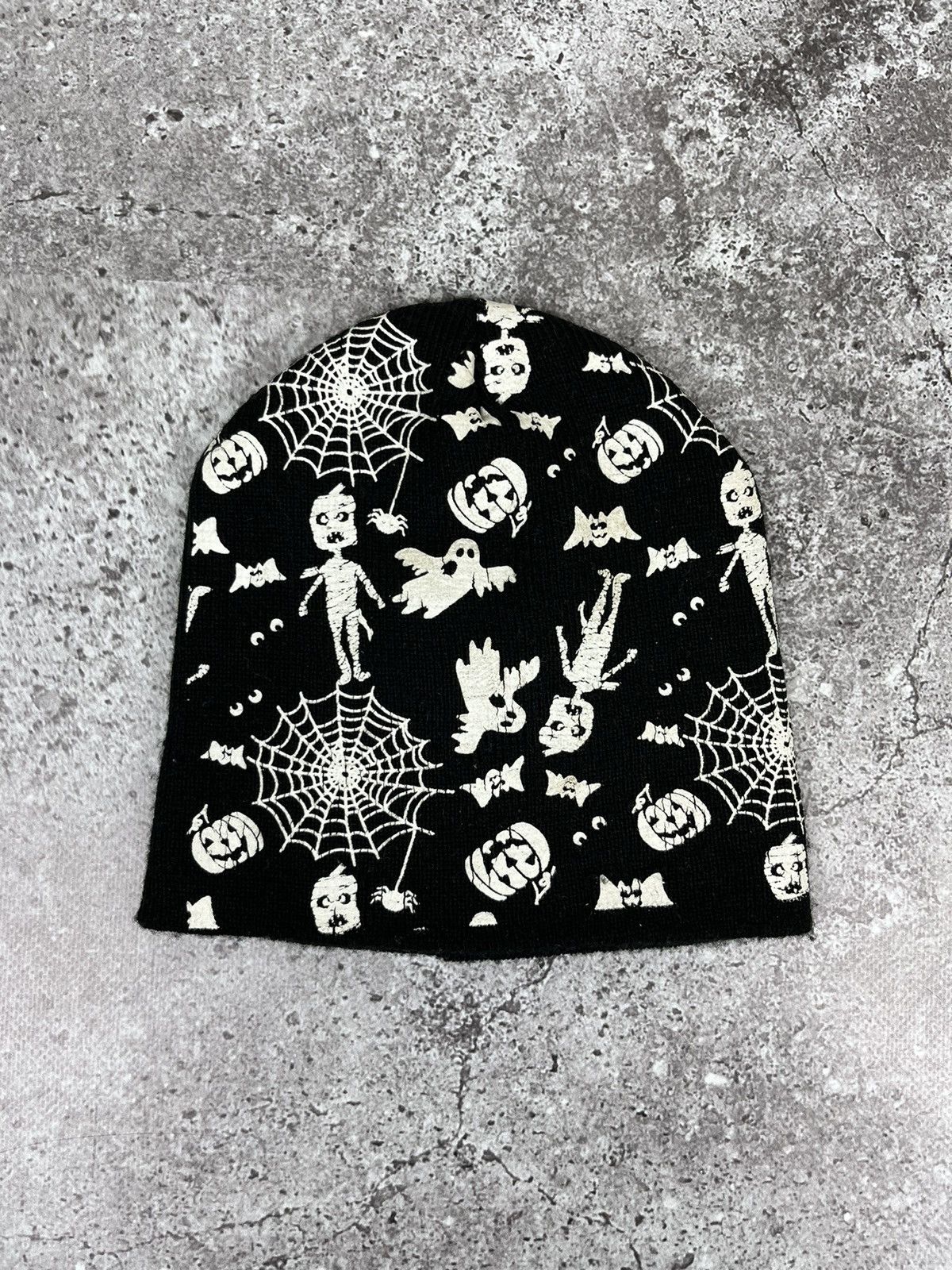 20471120 × If Six Was Nine × Vintage 🕸️Avante Garde Web Horror Y2K Alt Beanie Hat Size ONE SIZE - 1 Thumbnail