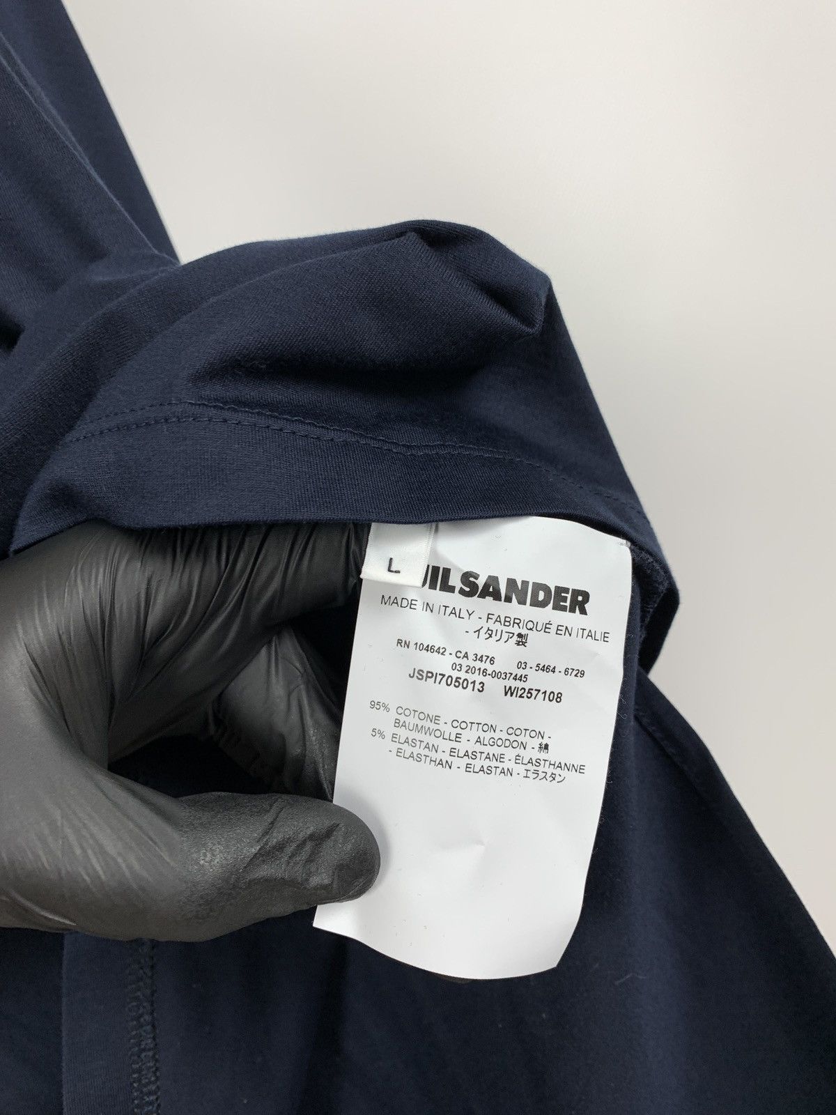 Jil Sander Jil Sander Navy Blue Long Sleeve Shirt Size L / US 10 / IT 46 - 13 Thumbnail