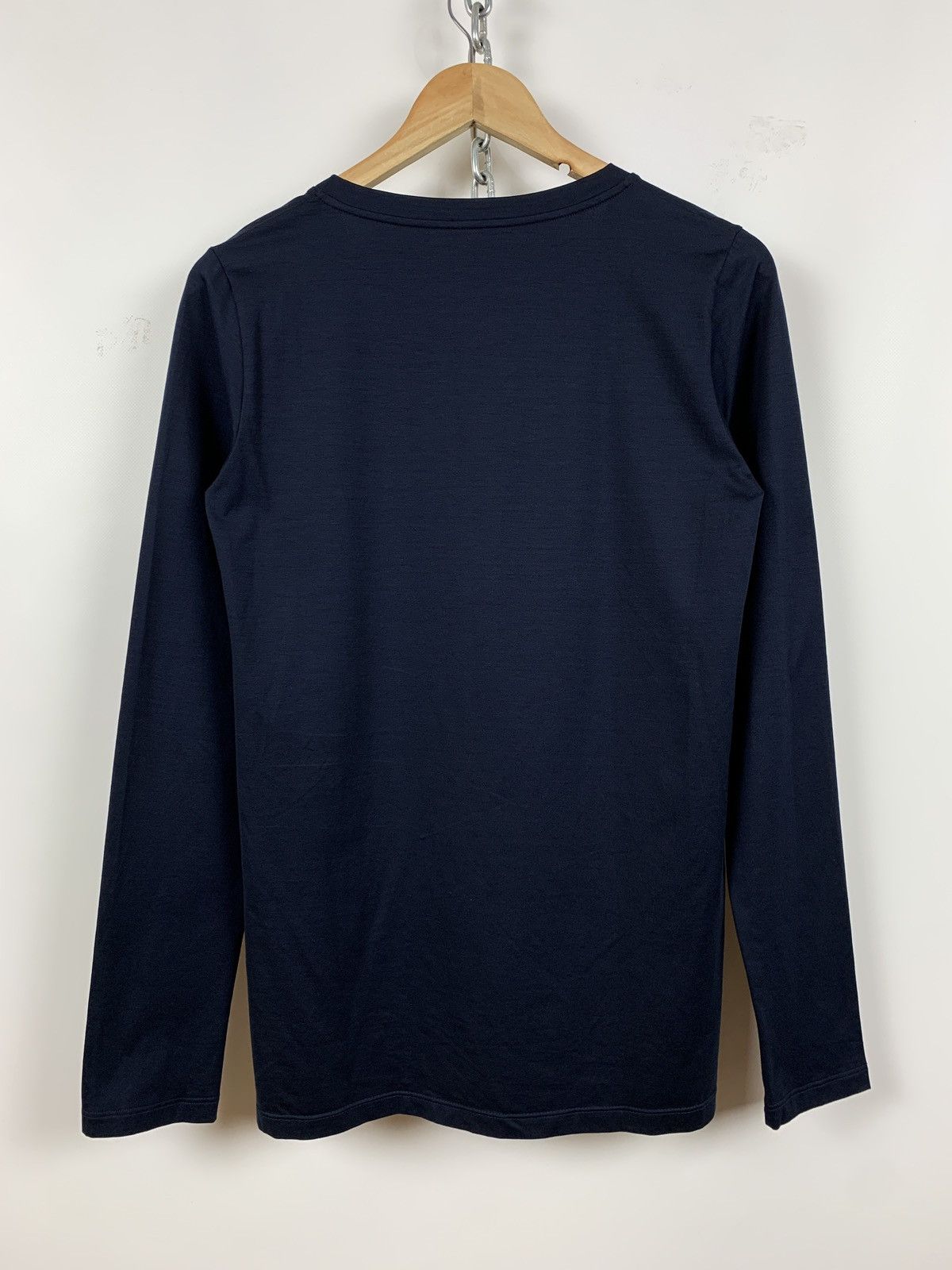 Jil Sander Jil Sander Navy Blue Long Sleeve Shirt Size L / US 10 / IT 46 - 2 Thumbnail